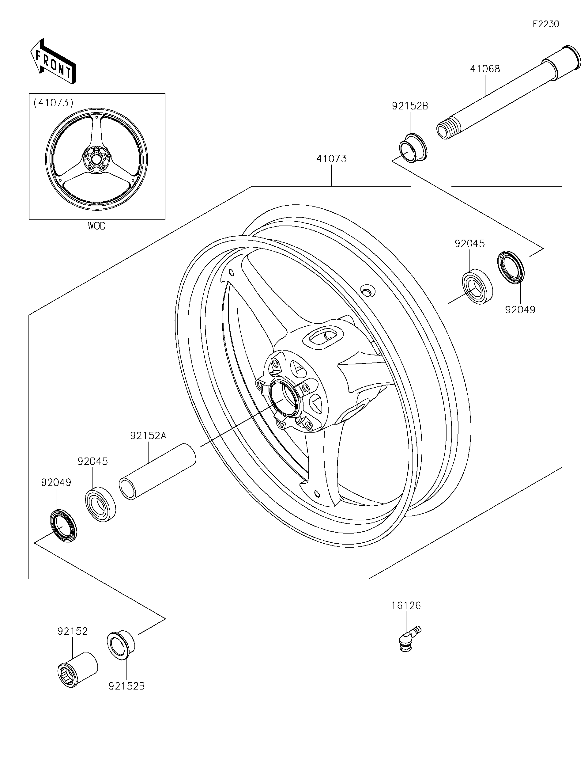 Shop OEM 2025 Kawasaki Motorcycles Powersports Parts Online | Apex
