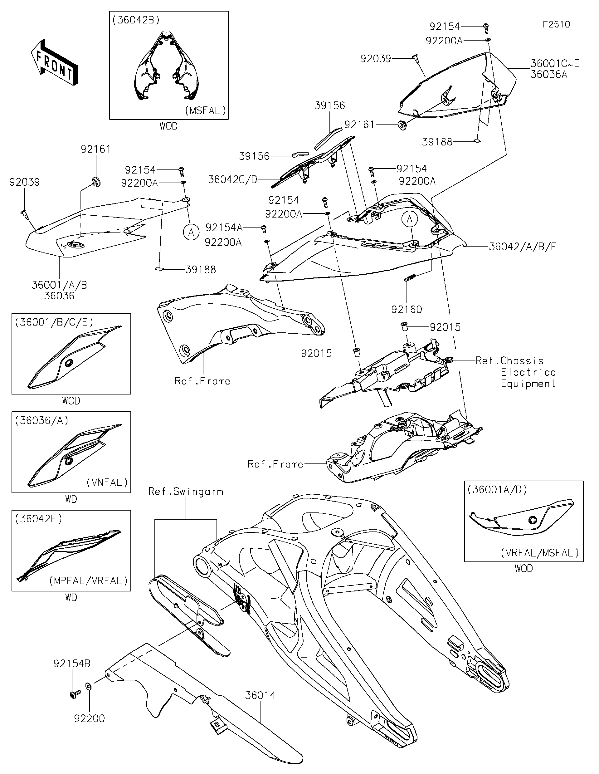 2025 Kawasaki Motorcycles Parts-Finder Diagrams | Texas