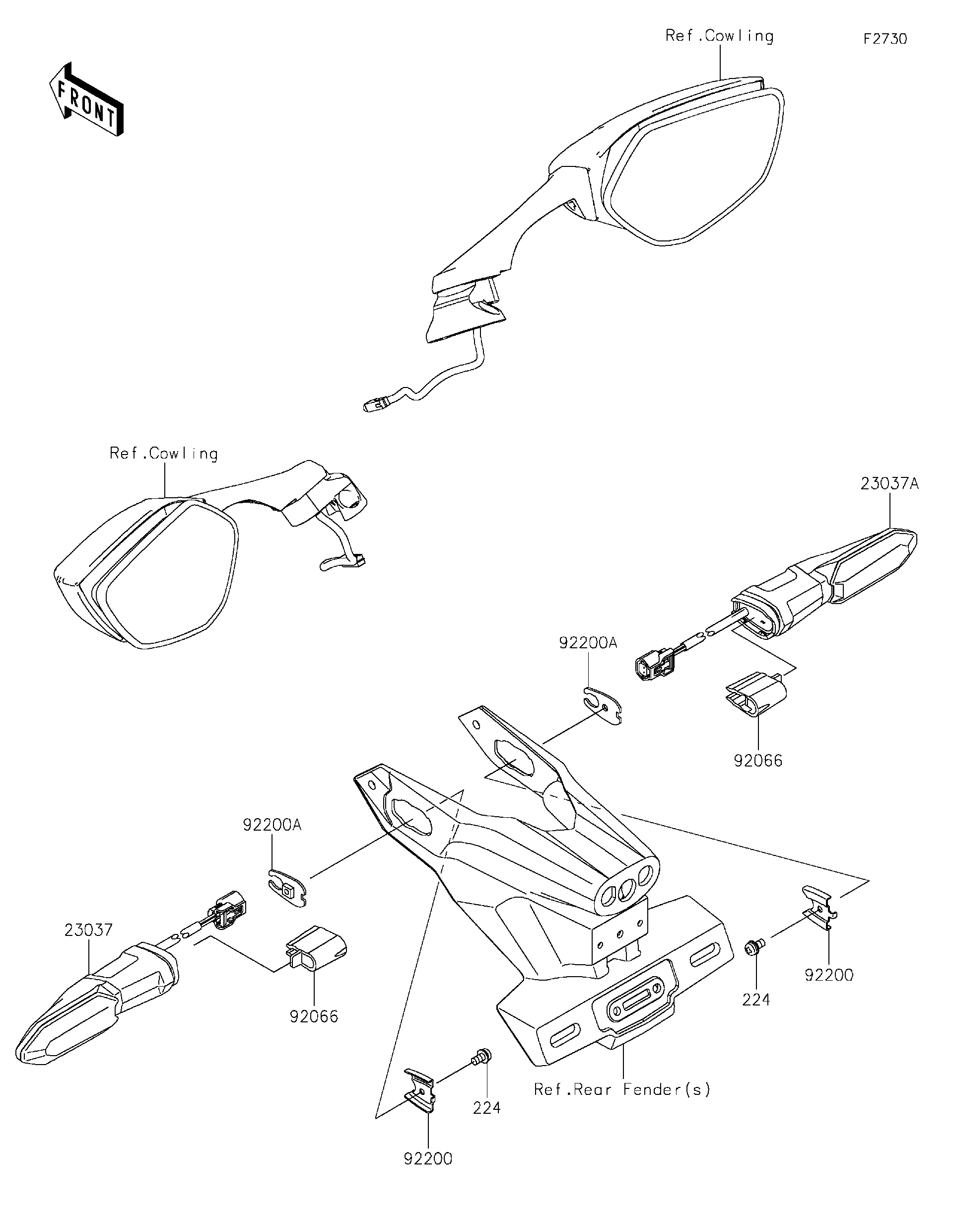 2022 Kawasaki Motorcycles Parts-Finder Diagrams | Rocky