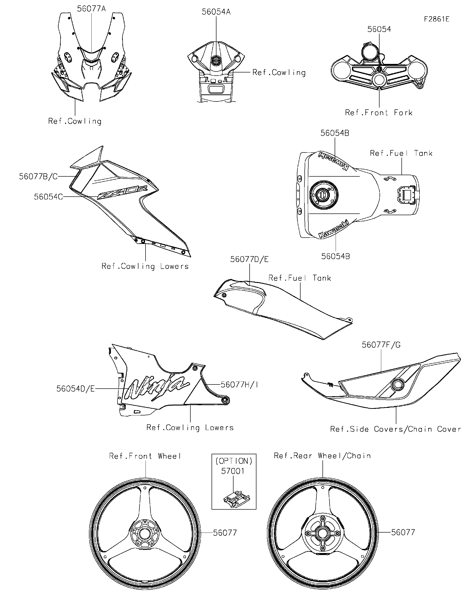 【CPC-L24】もり 2024 Kawasaki Motorcycles Parts-Finder Diagrams | Cities