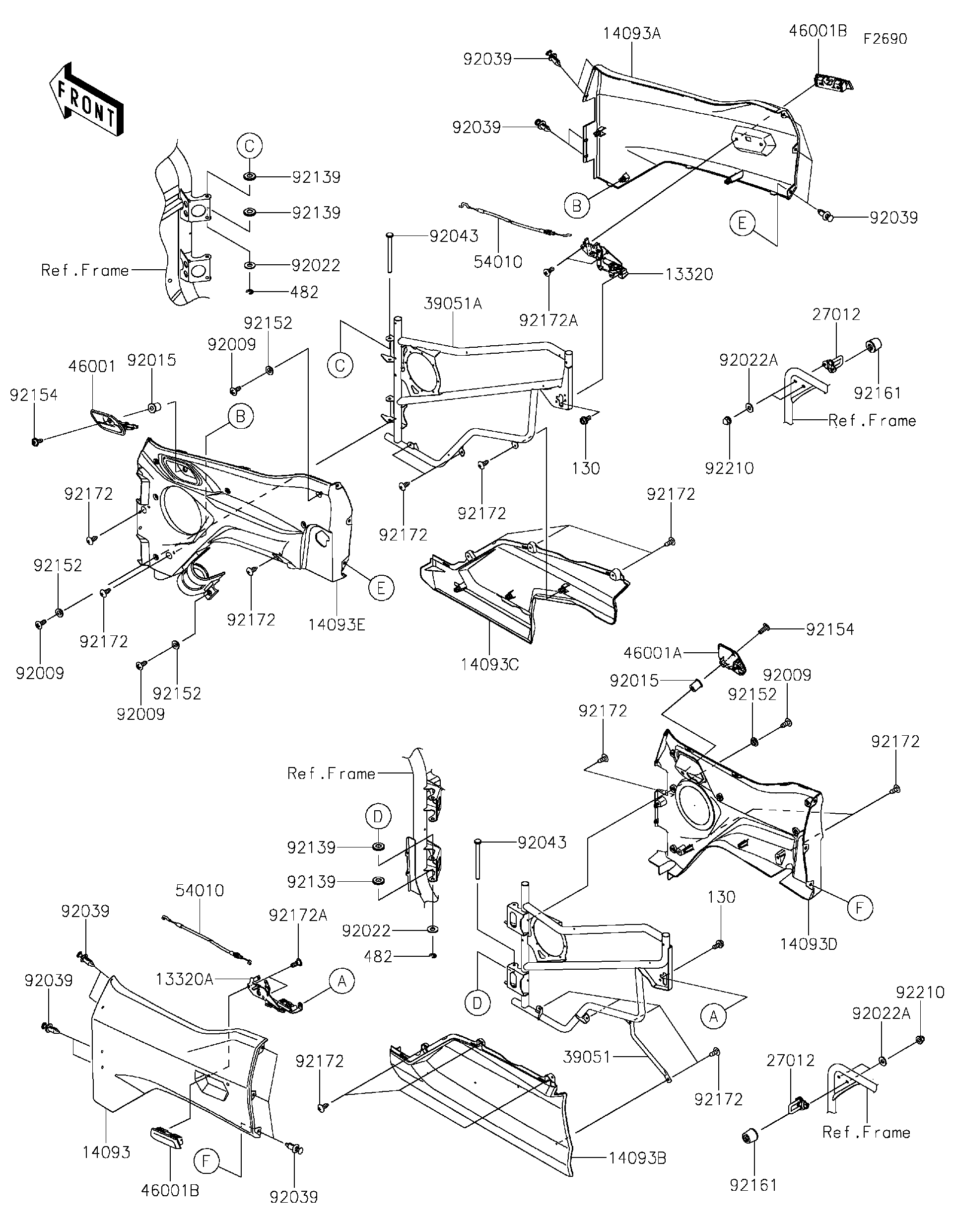 2022 Kawasaki Utility Vehicles Parts-Finder Diagrams | Xtreme Of