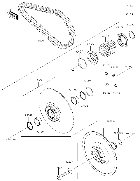 Driven Converter/Drive Belt