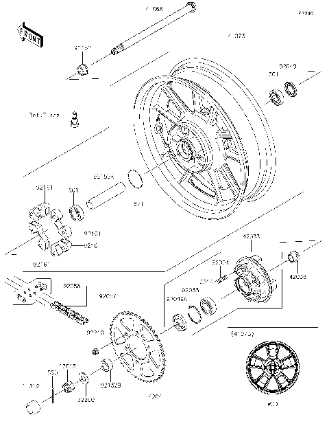 Rear Wheel/Chain