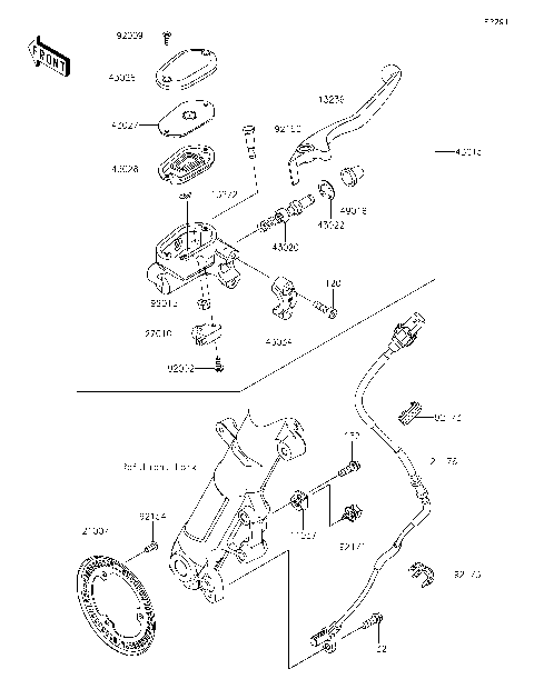 Front Master Cylinder