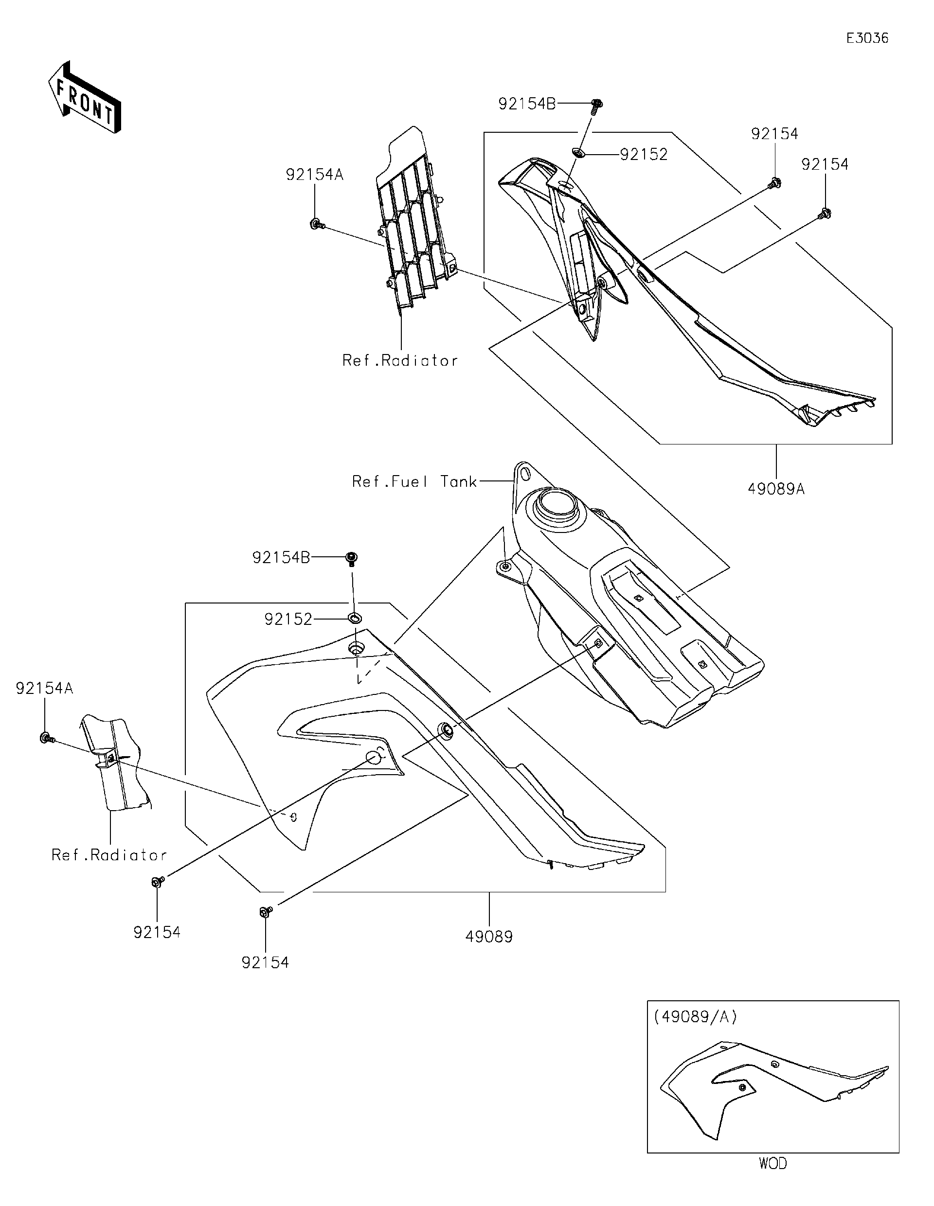 2022 Kawasaki Motorcycles Parts-Finder Diagrams | RJ Powersports
