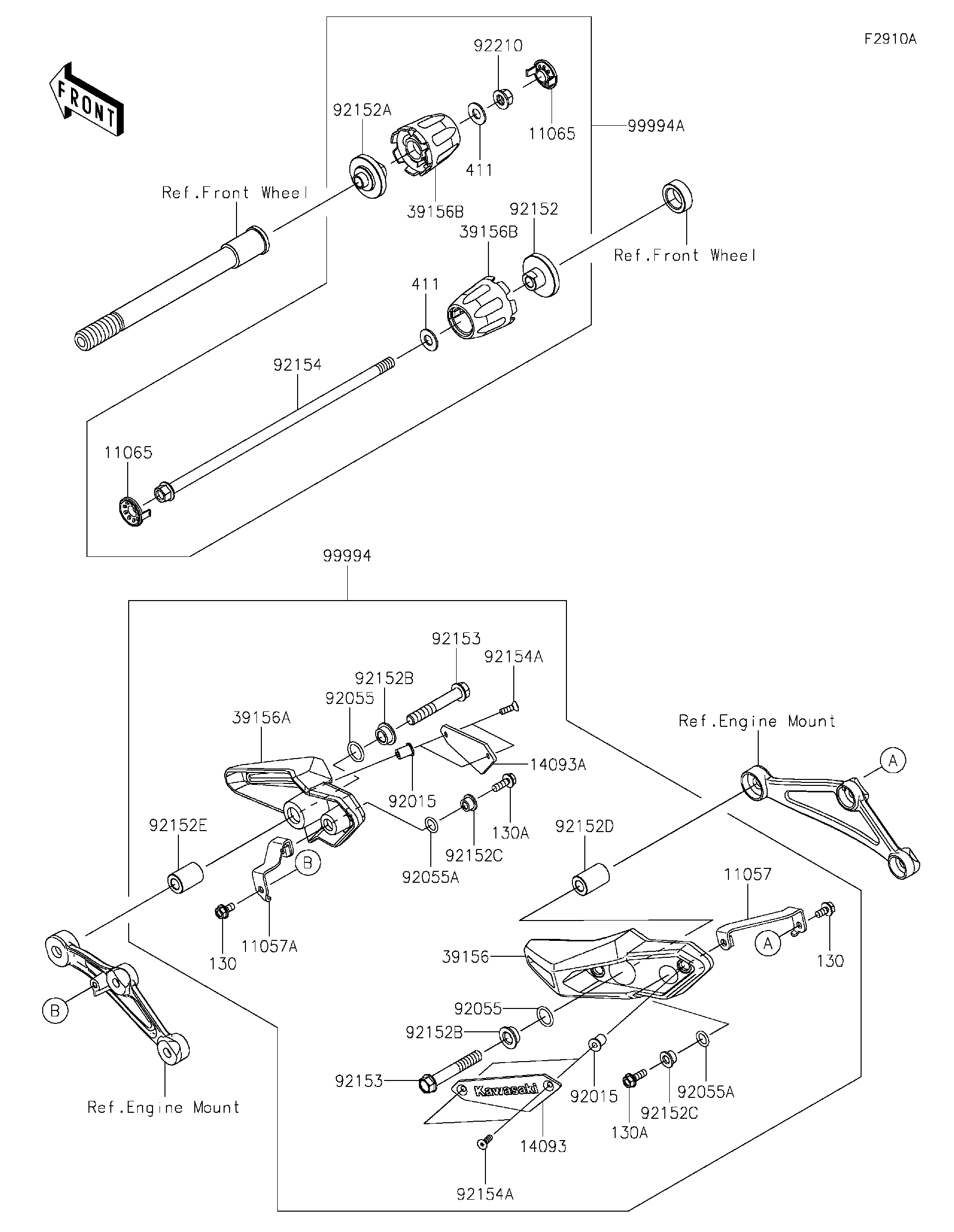 2025 Kawasaki Motorcycles Parts Viewer | SRS Motorsports