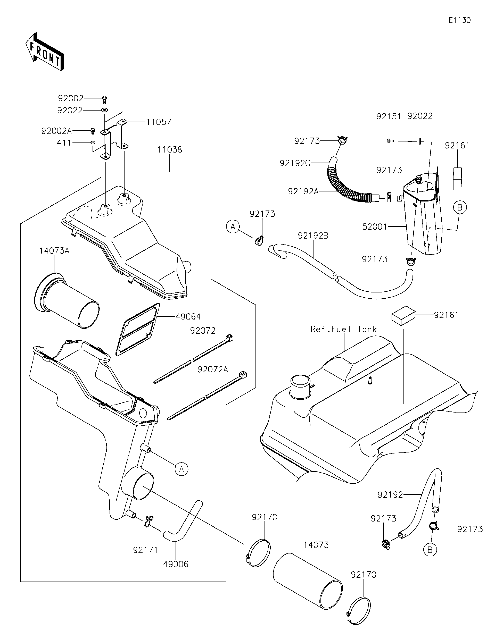 2023 Kawasaki JET SKI® ULTRA® 310X (JT1500XPFNN) Intake