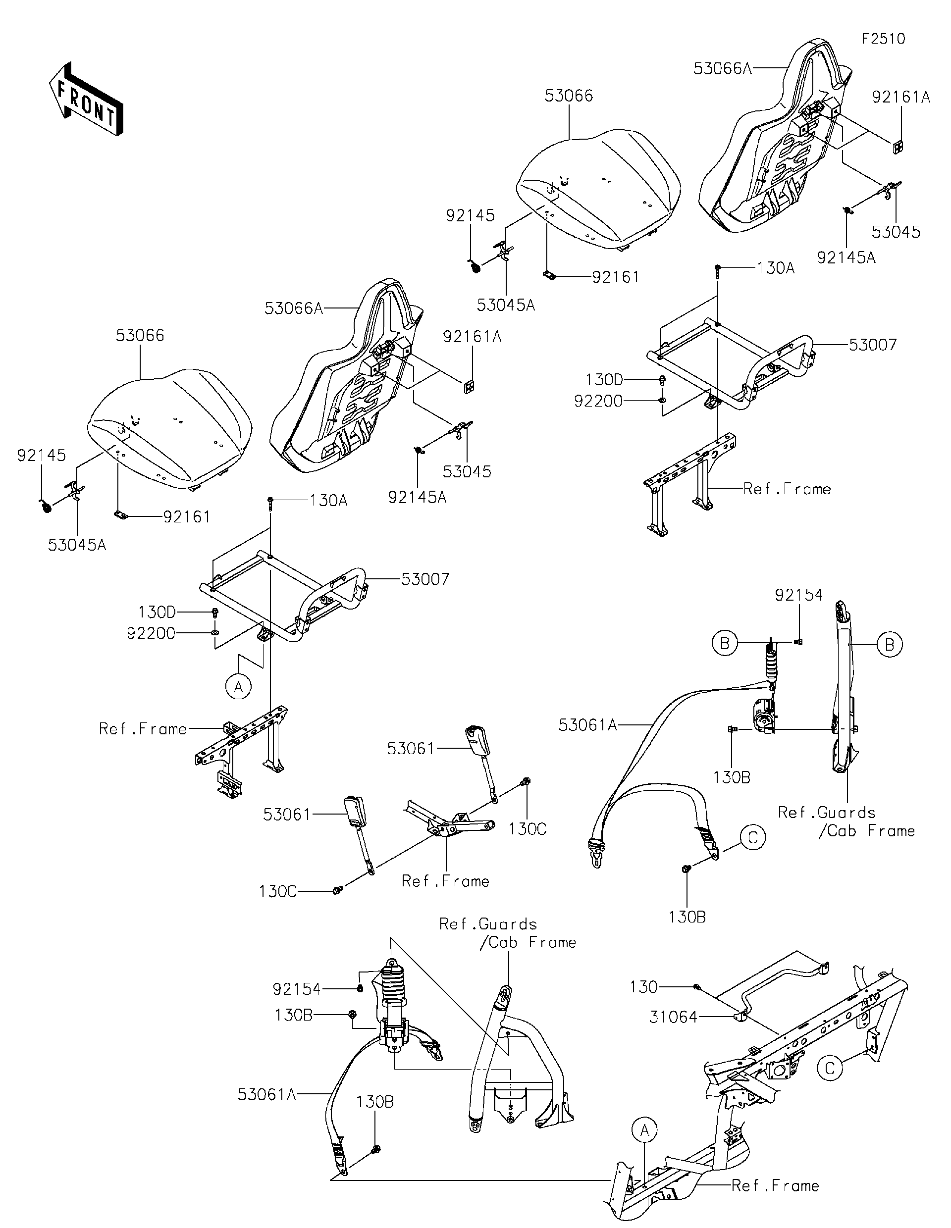 2024 Kawasaki Utility Vehicles Parts-Finder Diagrams | Cities Edge