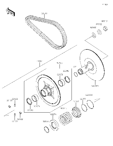 Driven Converter/Drive Belt