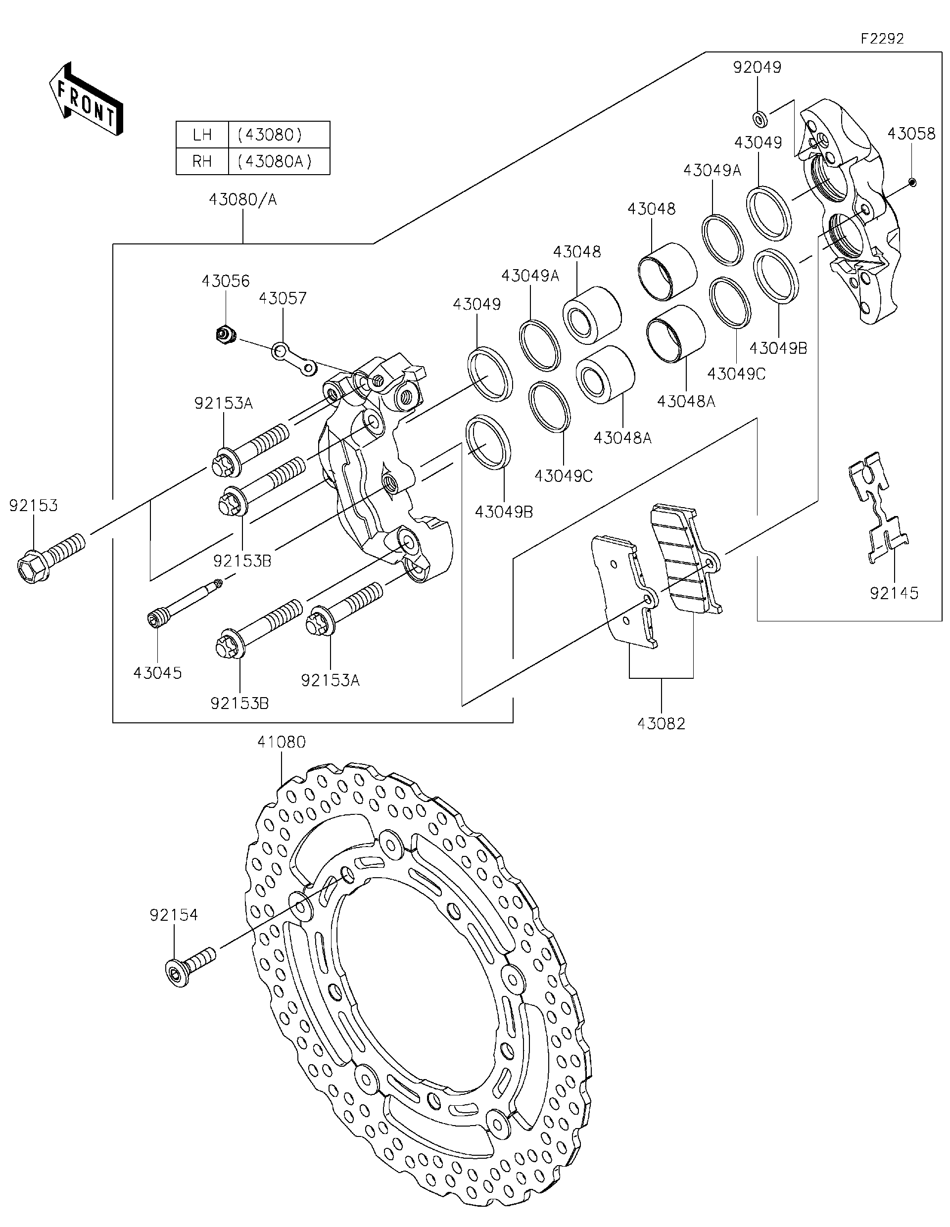 2022 Kawasaki Motorcycles Parts Diagrams | Crossbay Motorsports