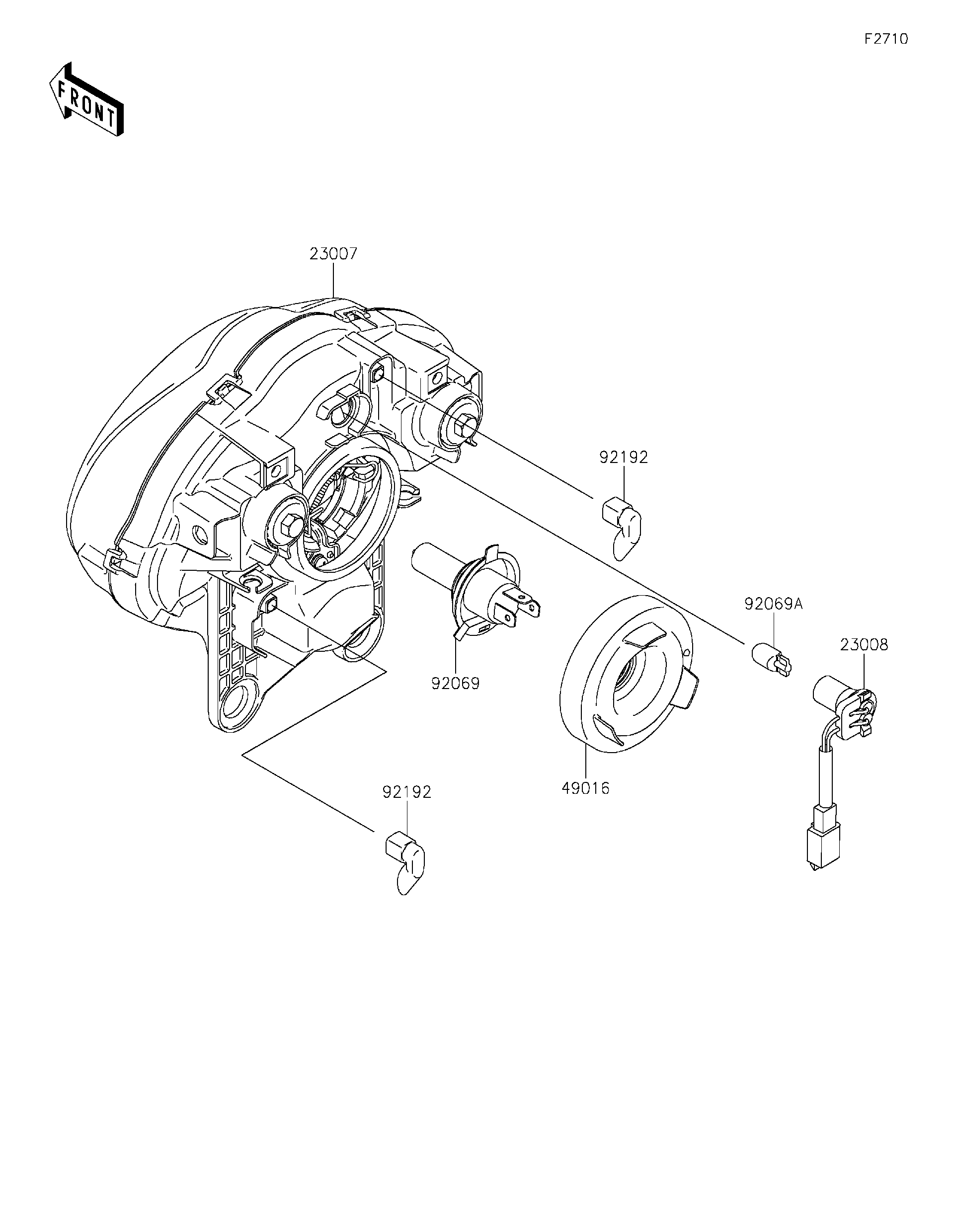 2024 Kawasaki Motorcycles Parts Fiche | Jackson Motorsports, Pearl MS