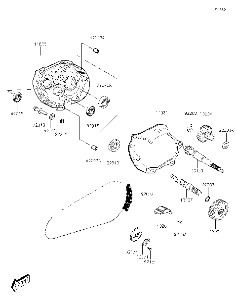 Gear Change Drum/Shift Fork(s)