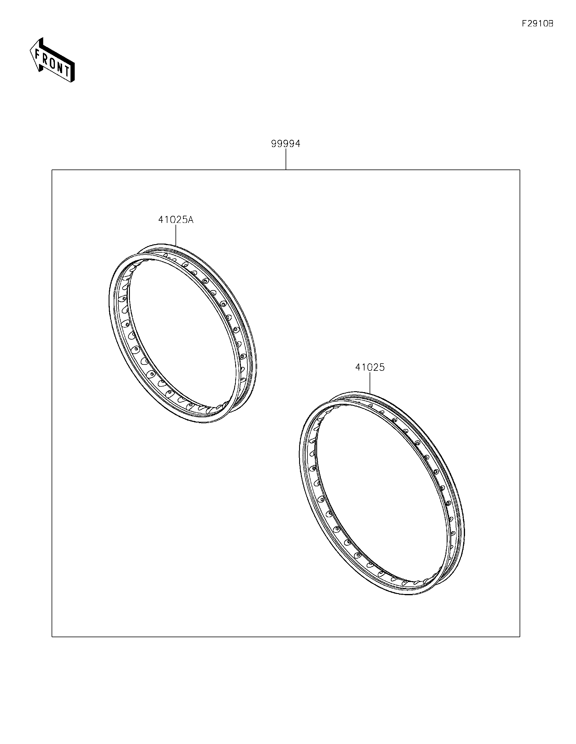 2023 Kawasaki KLX®230 (KLX230KPFNN) Accessory(Rim