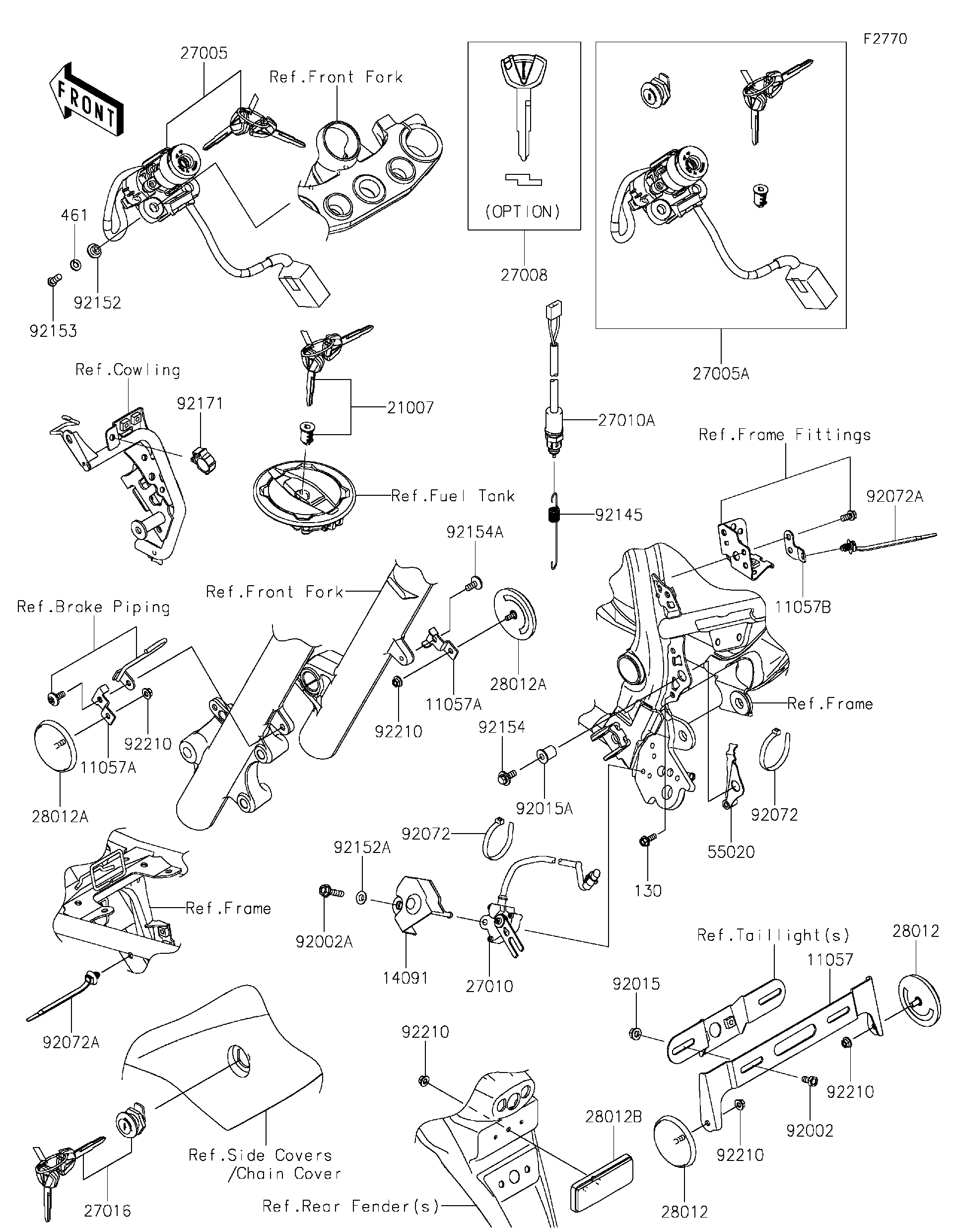 2023 Kawasaki KLX®230 S (KLX230LPFNN) Ignition Switch Motorcycles