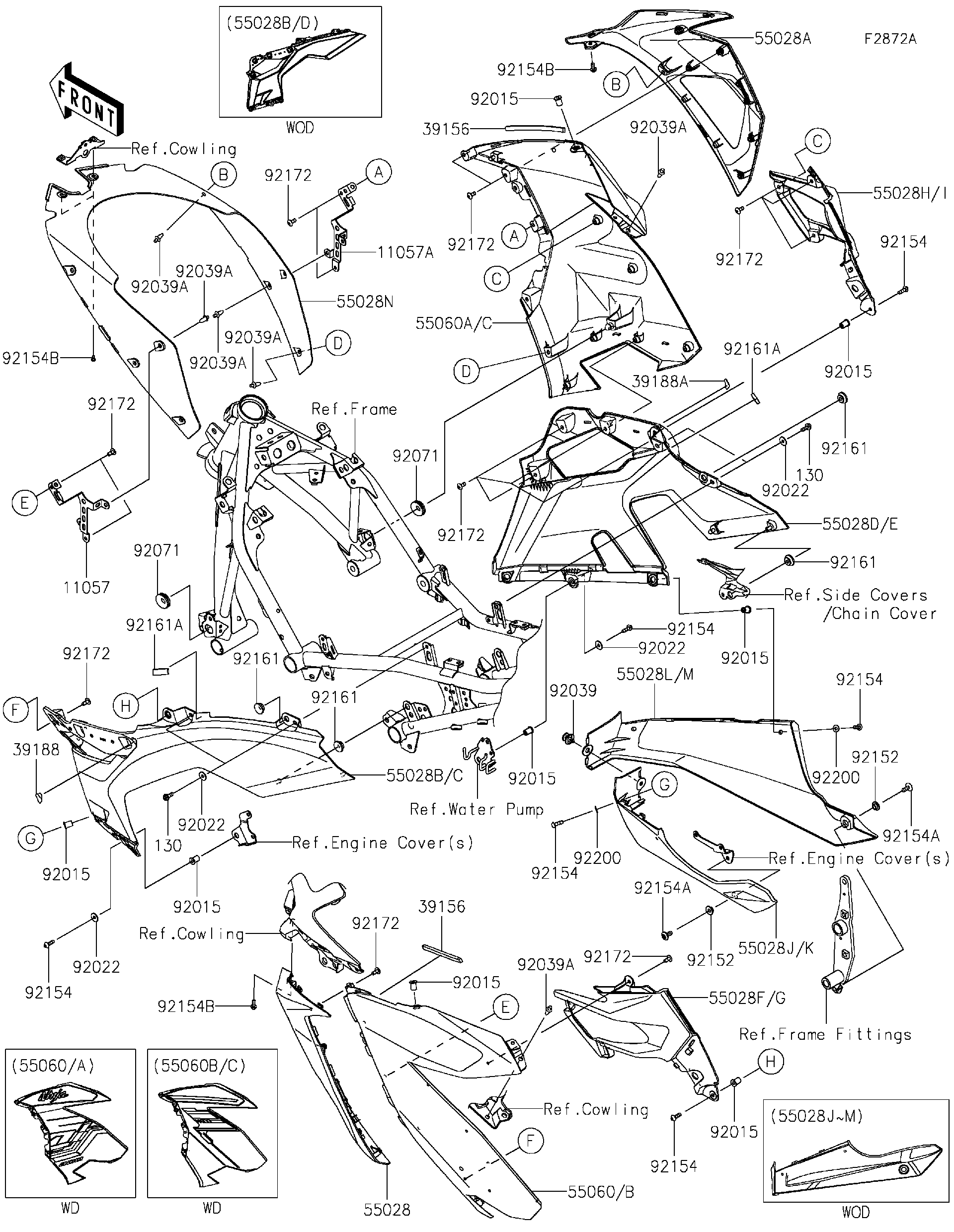 2023 Kawasaki Motorcycles Parts-Finder Diagrams | Team Motorsports