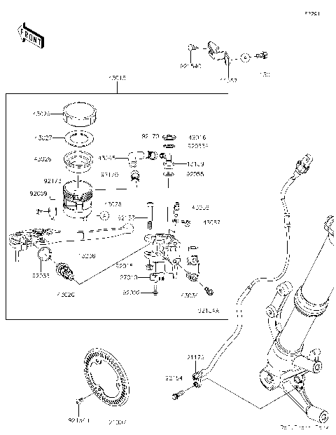 Front Master Cylinder