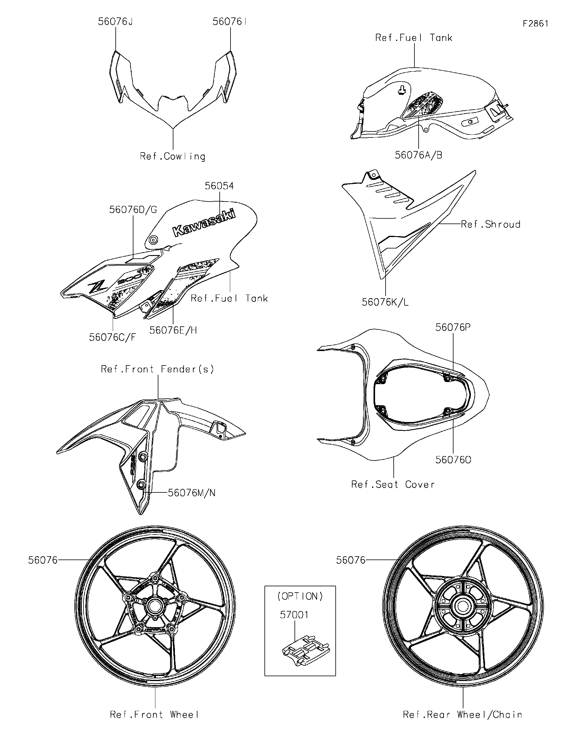 2024 Kawasaki Z900 SE (ZR900MRFNN) Decals Motorcycles Parts Finder