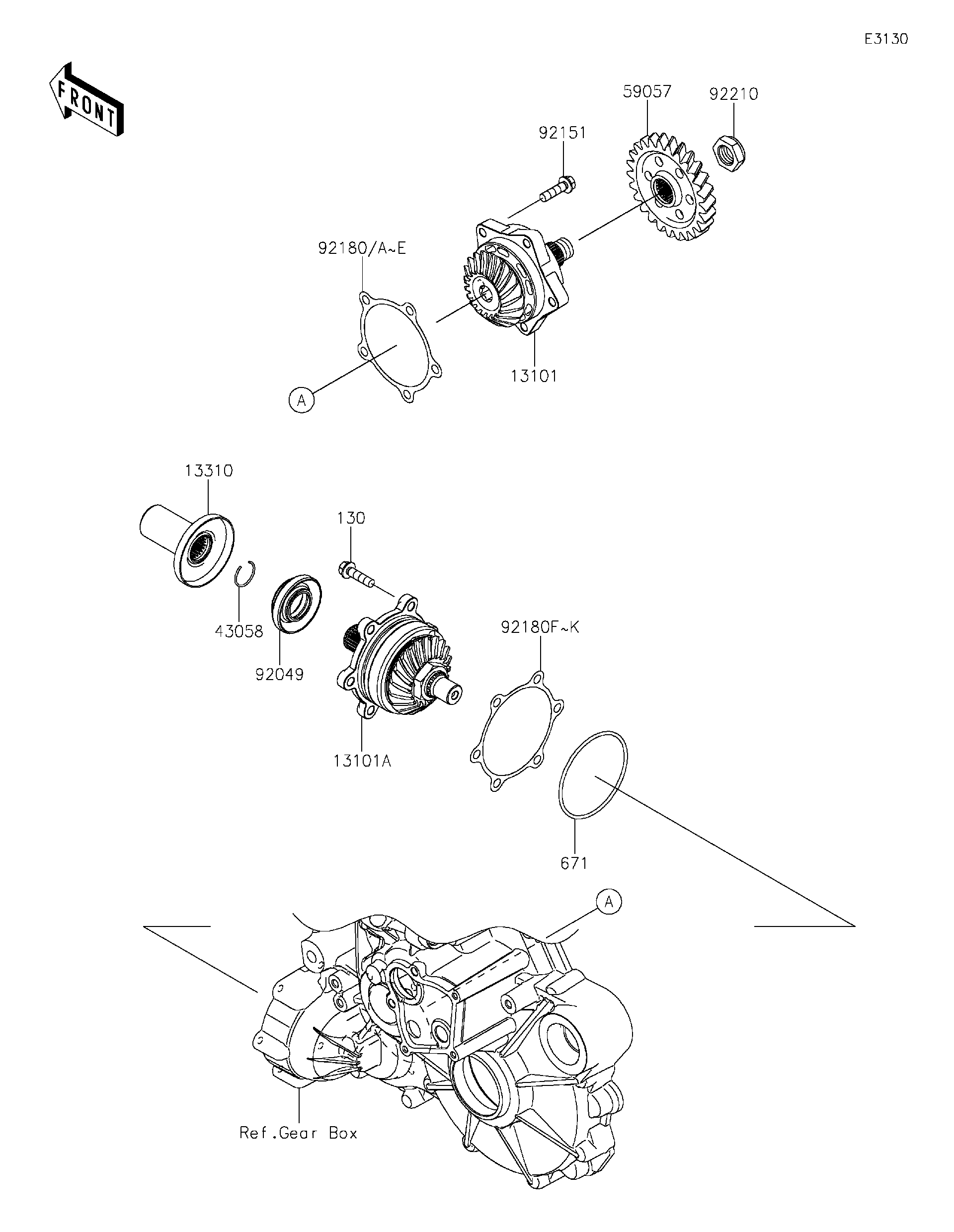 鑢目図　 K-019-4BR2 2025 Kawasaki Teryx KRX 1000 eS (KRF1000DSFNN) Cylinder Head