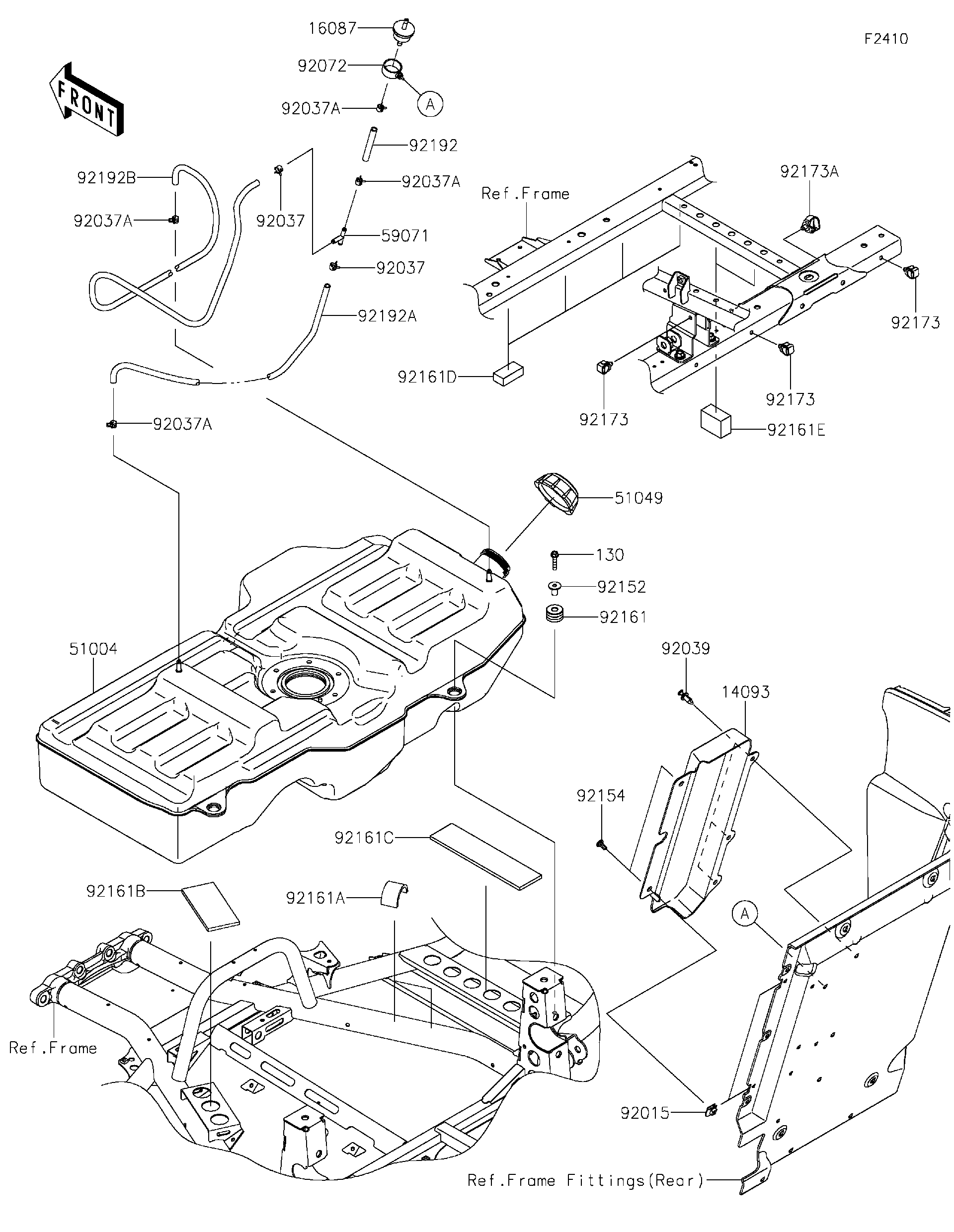 2024 Kawasaki Utility Vehicles Parts-Finder Diagrams | RJ