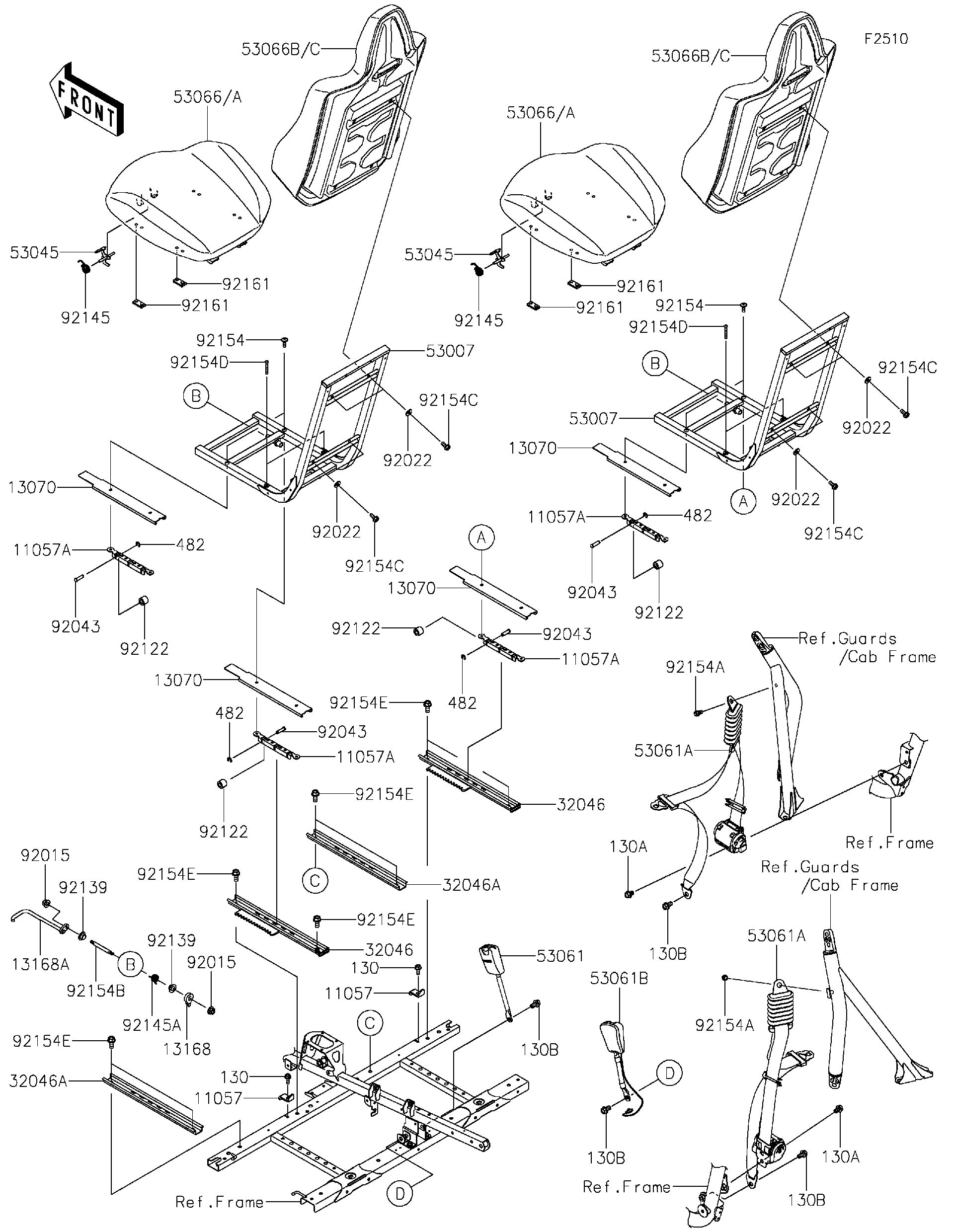2023 Kawasaki Utility Vehicles Parts-Finder Diagrams | Team