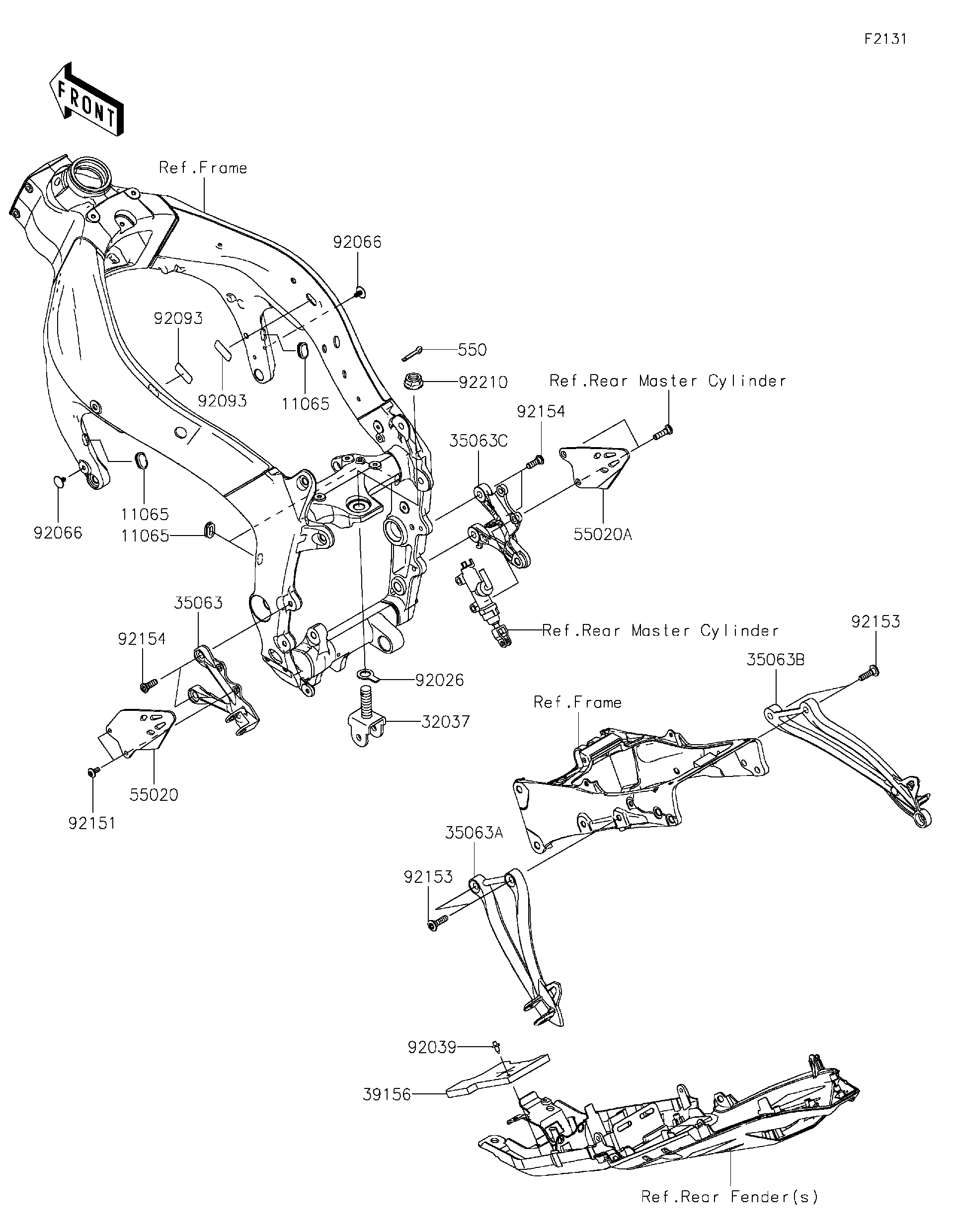 2023 Kawasaki NINJA® ZX™-6R KRT EDITION (ZX636GPSAN) Frame