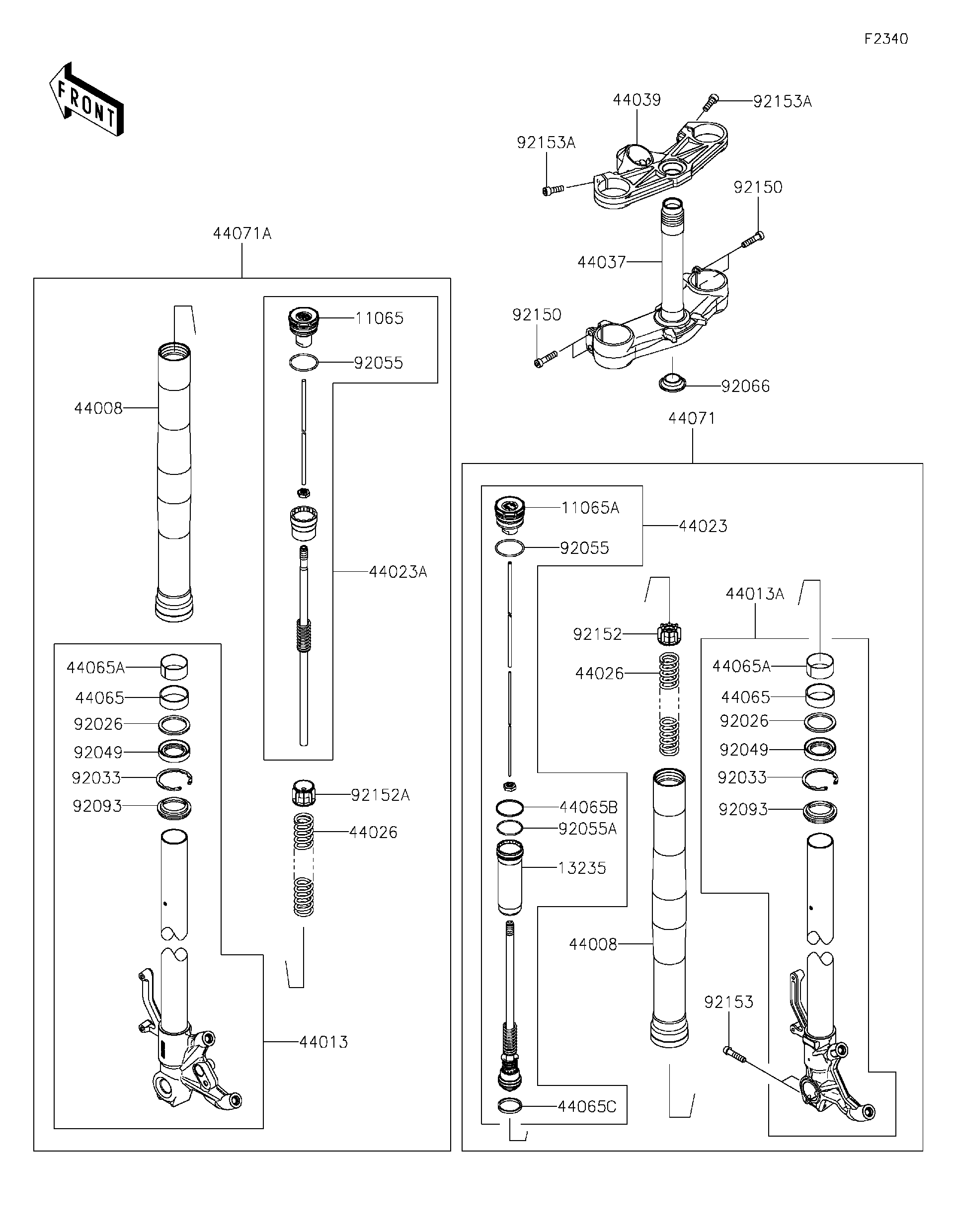 2023 Kawasaki Motorcycles Parts-Finder Diagrams | RJ Powersports