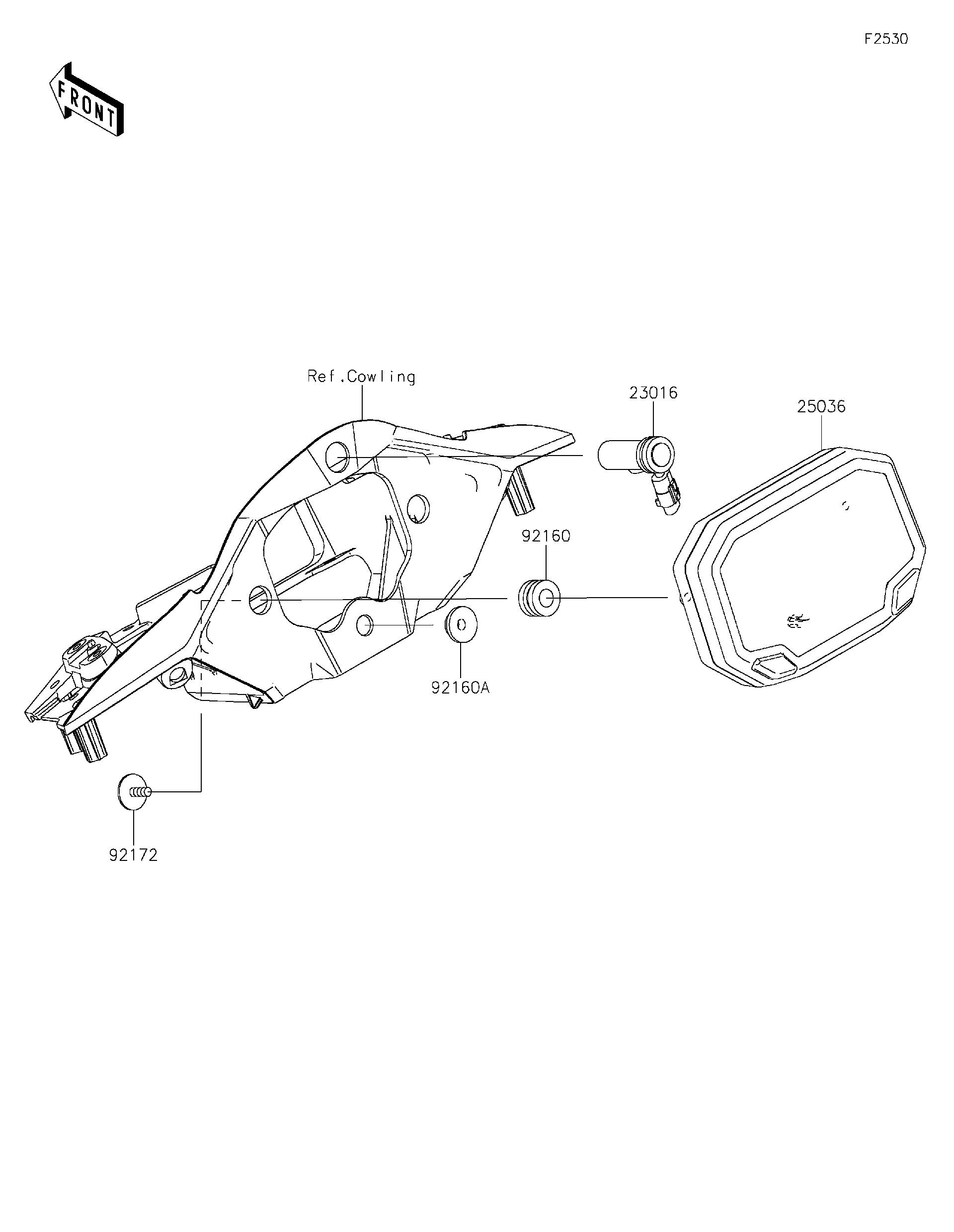 2023 Kawasaki NINJA® ZX™-10RR (ZX1002NPFNL) Meter(s) Motorcycles