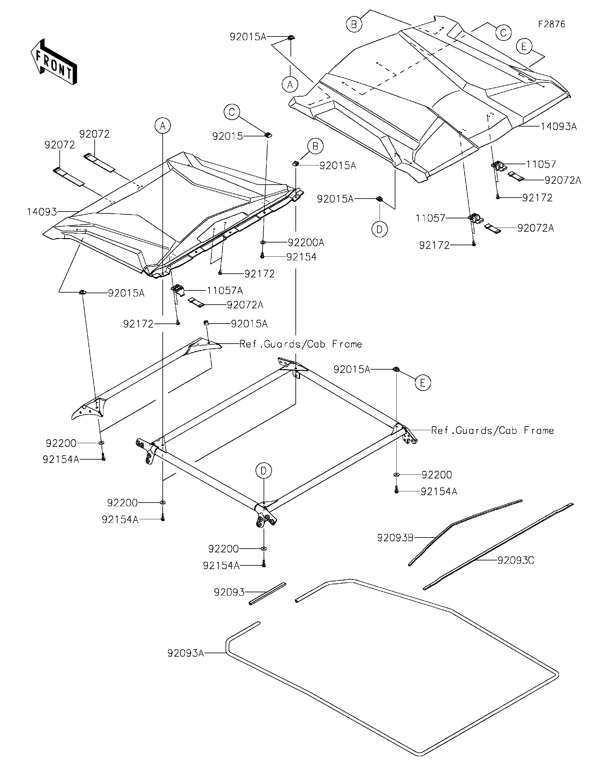 2024 Kawasaki TERYX® KRX4™ 1000 SE (KRT1000CRFNL) Sun Top Utility