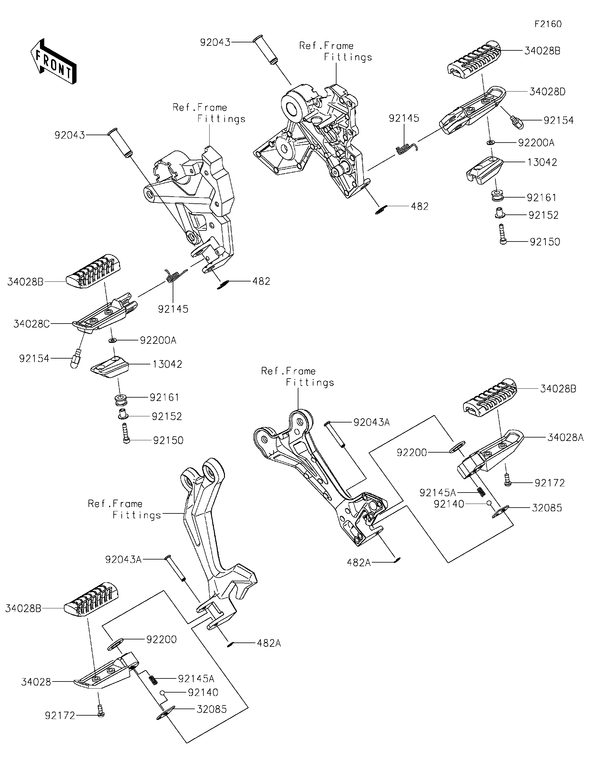 2024 Kawasaki Motorcycles Parts-Finder Diagrams | Factory