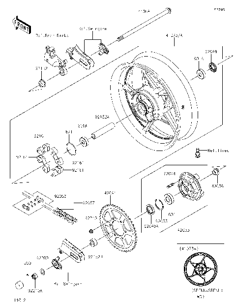 SUOページ 2024 Kawasaki NINJA® ZX™-4RR ABS (ZX400SRFBL) Motorcycles