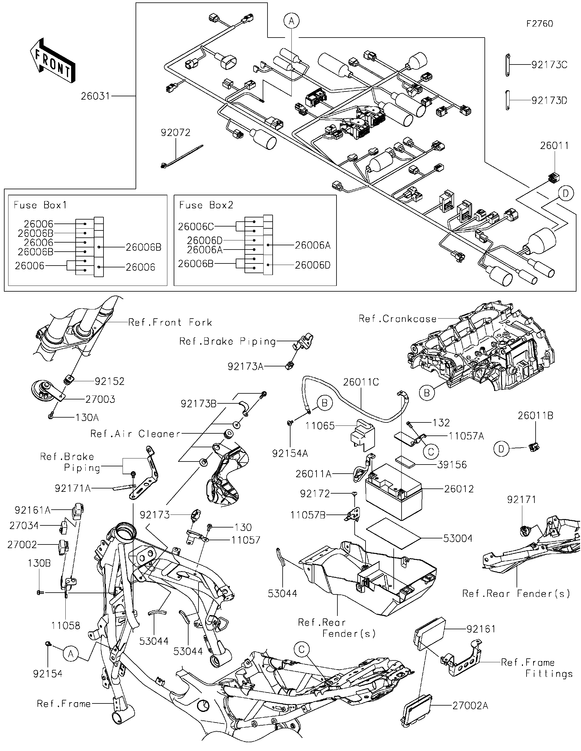 2024 Kawasaki Motorcycles Parts-Finder Diagrams | Cities