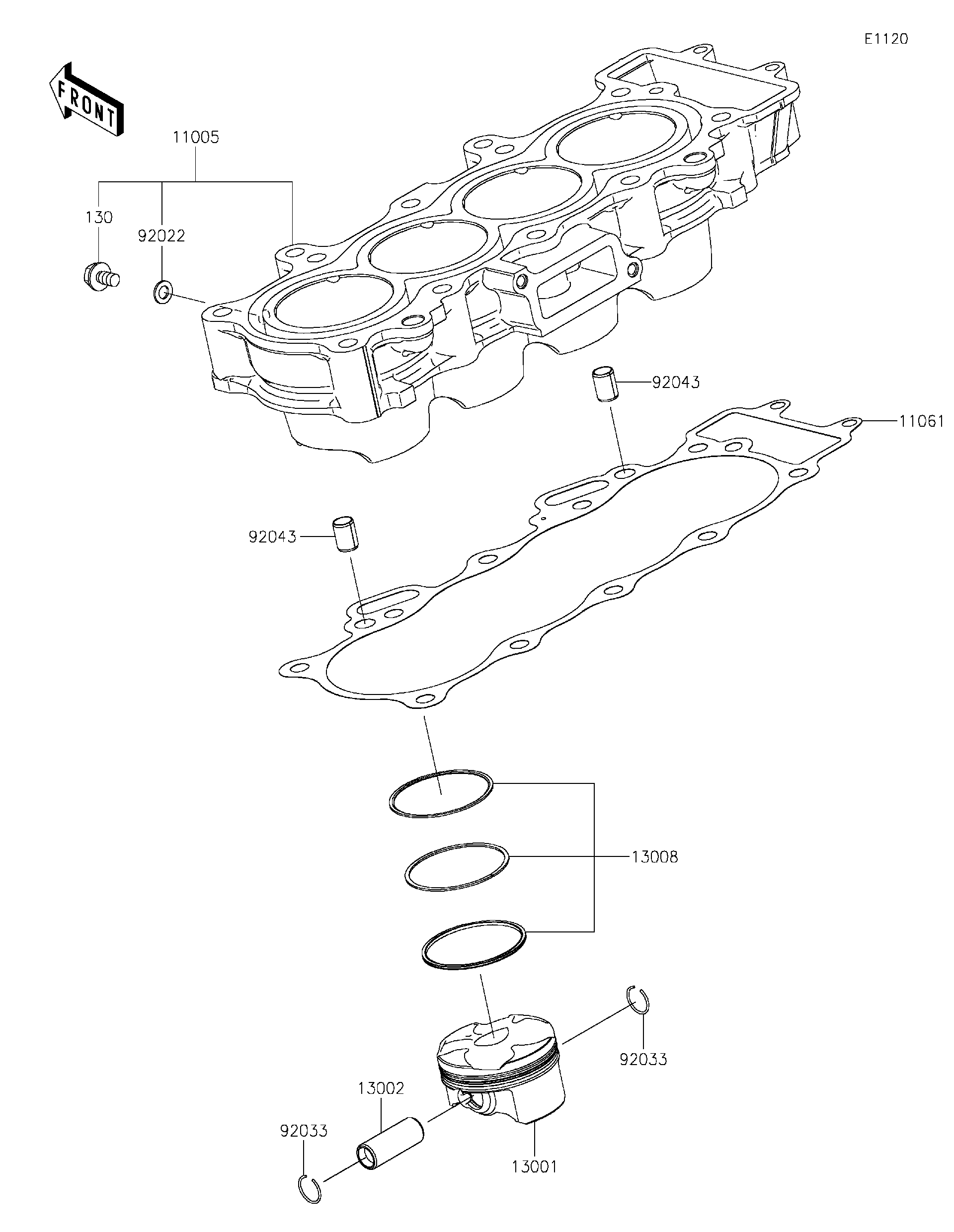 HJ4 CP 8連番 Genuine Japan Cylinder Cover 8-98281767-2 for Isuzu 4JJ1
