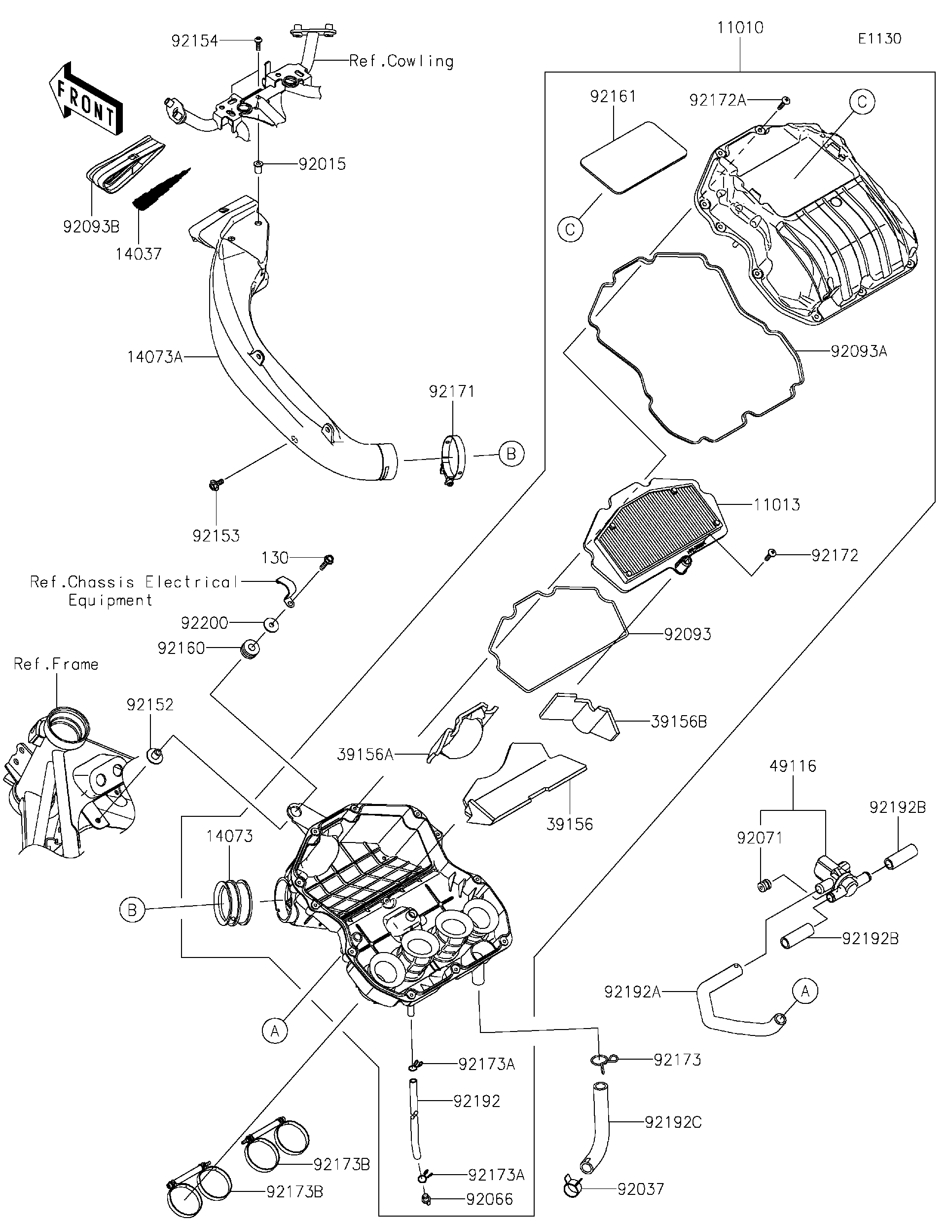 黴ページ WR'S Kawasaki ZX-4R SE/ZX-4RR ラウンドタイプSLIP-ONマフラー