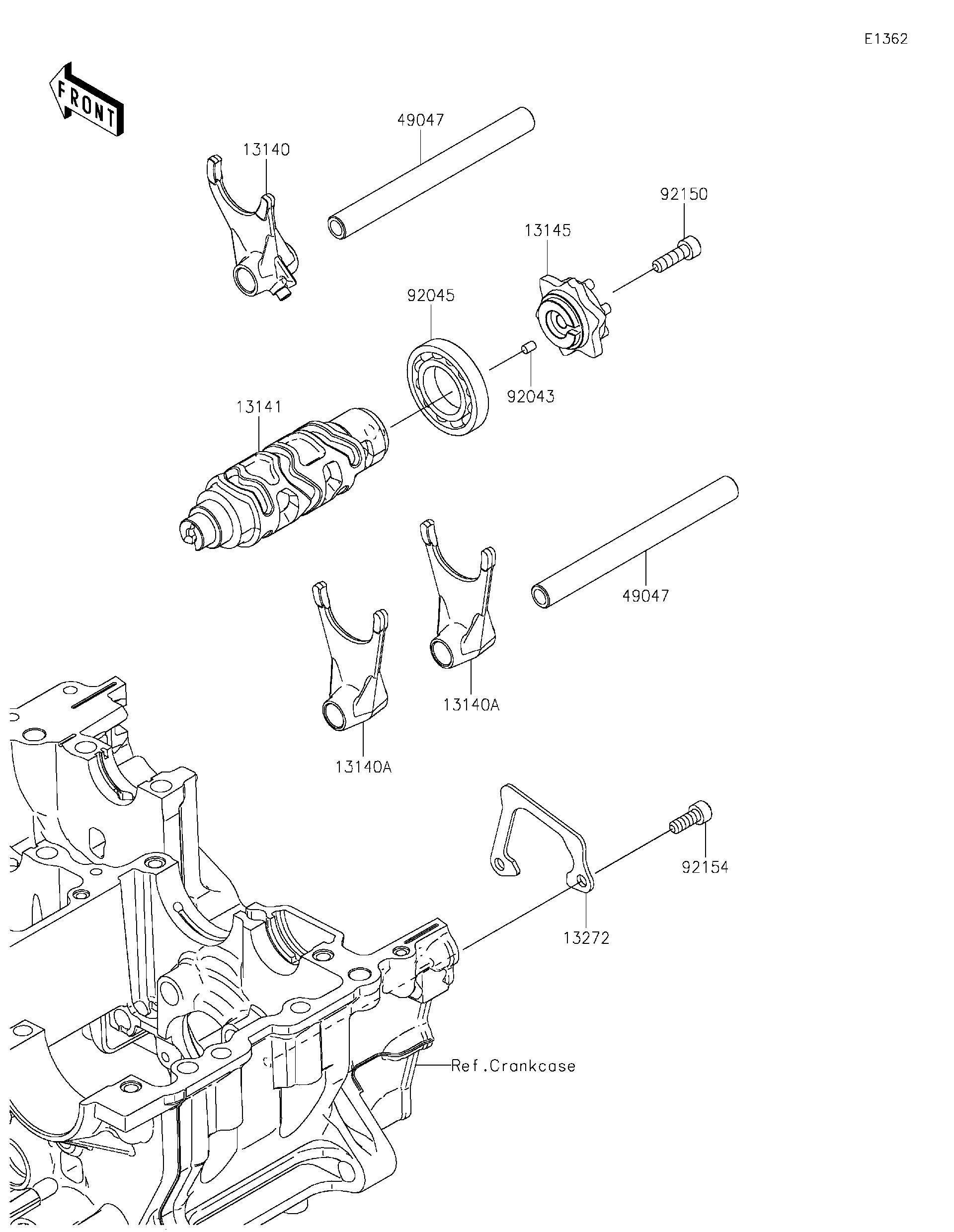 4枚 Graves Hexagonal Slip-On Exhaust Kawasaki Ninja ZX-4R / ZX
