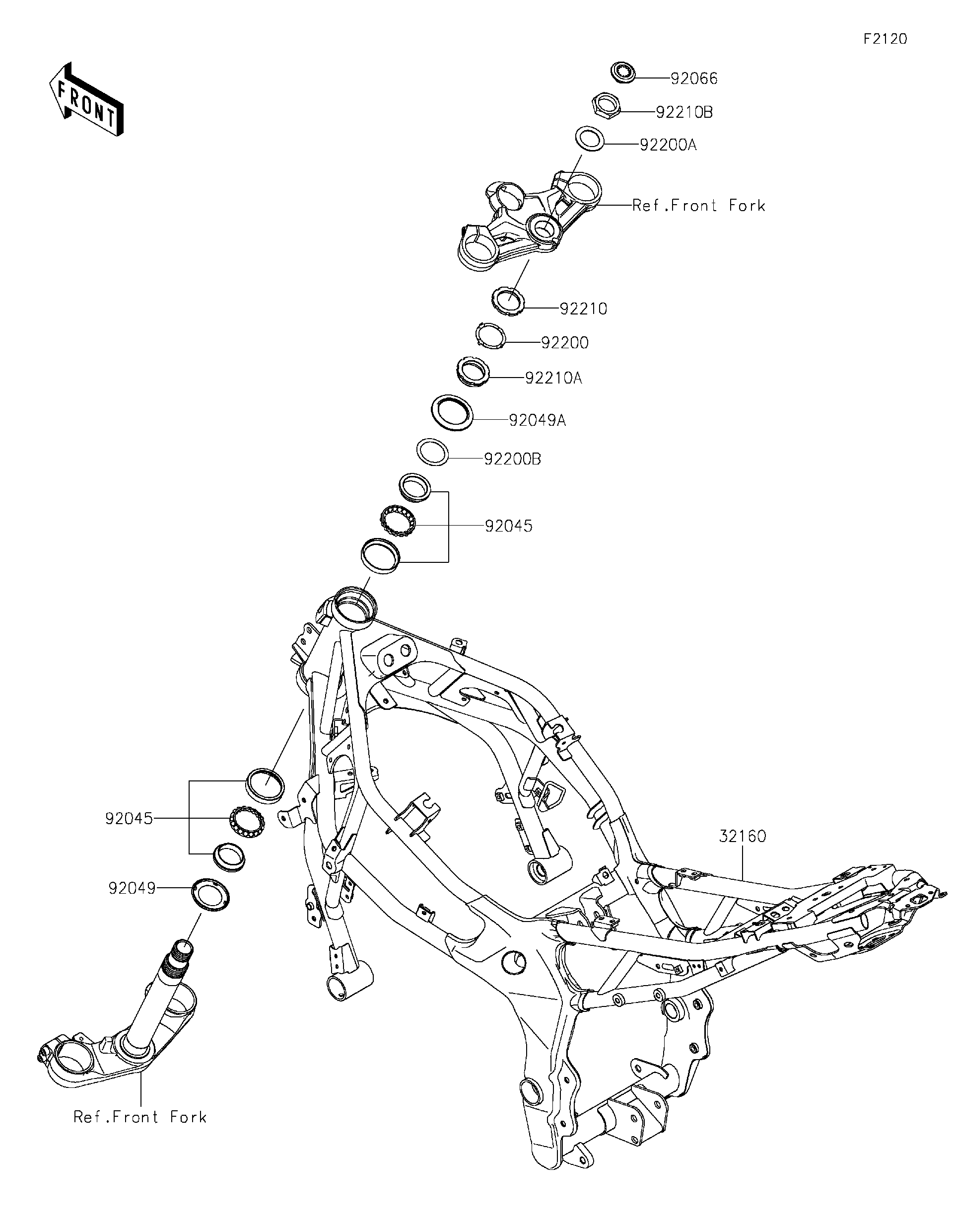 2025 Kawasaki Motorcycles Parts-Finder Diagrams | Battle