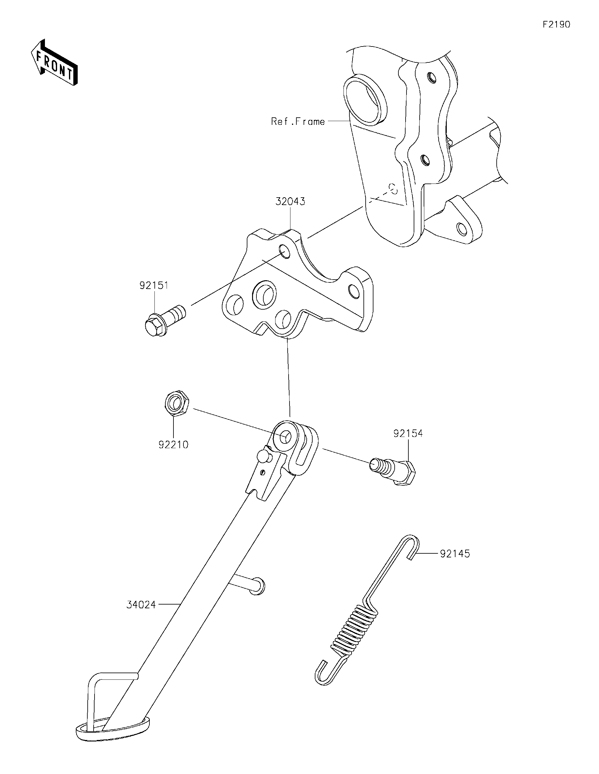 2023 Kawasaki Ninja ZX-4R ABS (ZX400PPFNN) Stand(s) Motorcycles