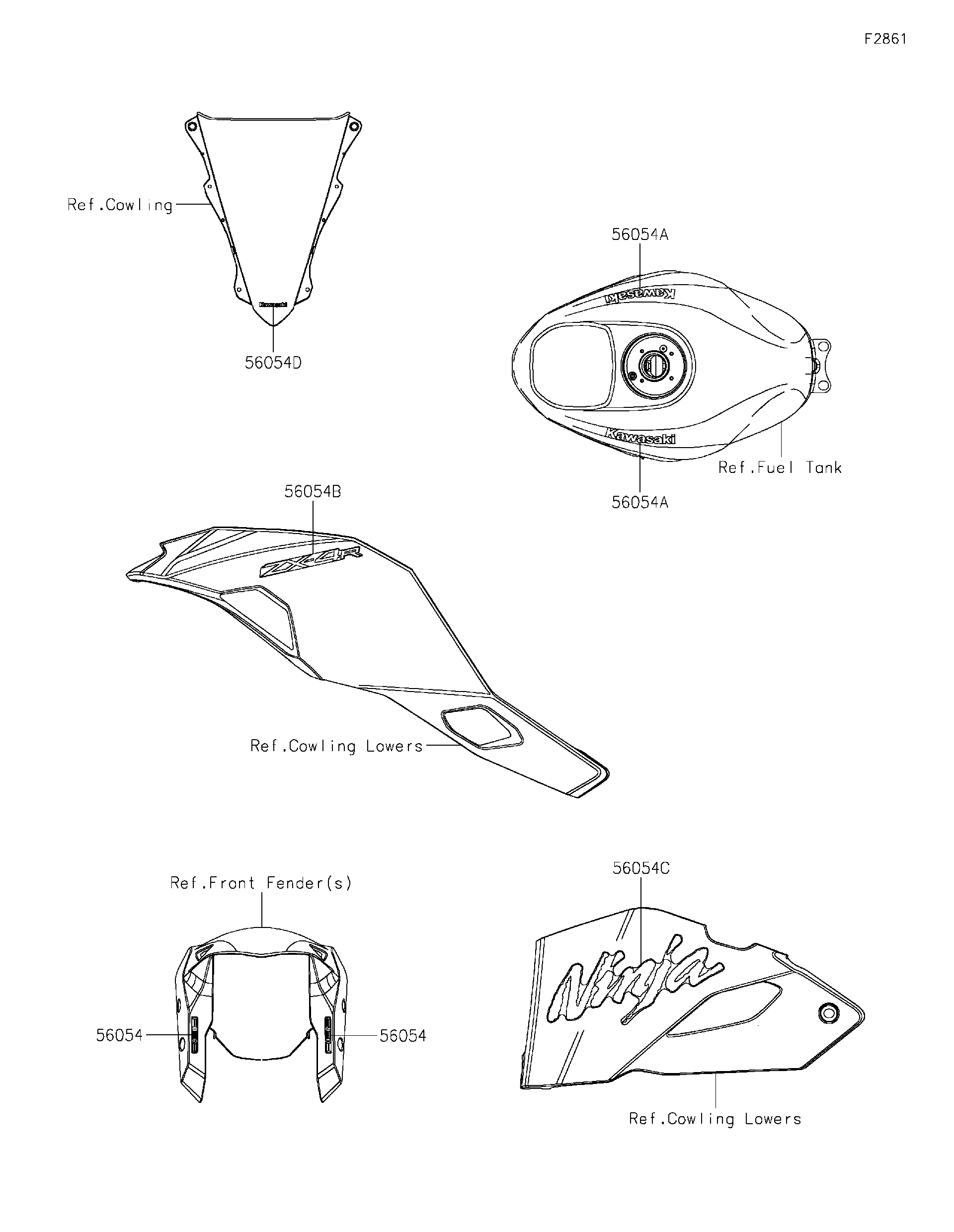 2024 Kawasaki Motorcycles Parts-Finder Diagrams | Big Pine Sports