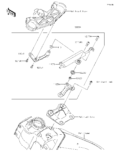 カスターニャ38 2013 13 05-13 KAWASAKI NINJA ZX6R ZX636 REAR BACK CHAIN