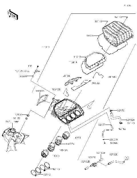 2025 Kawasaki Motorcycles Parts-Finder Diagrams in Palmer MA