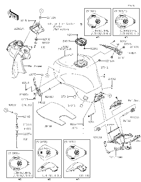 2025 Kawasaki Motorcycles Parts-Finder Diagrams in Palmer MA