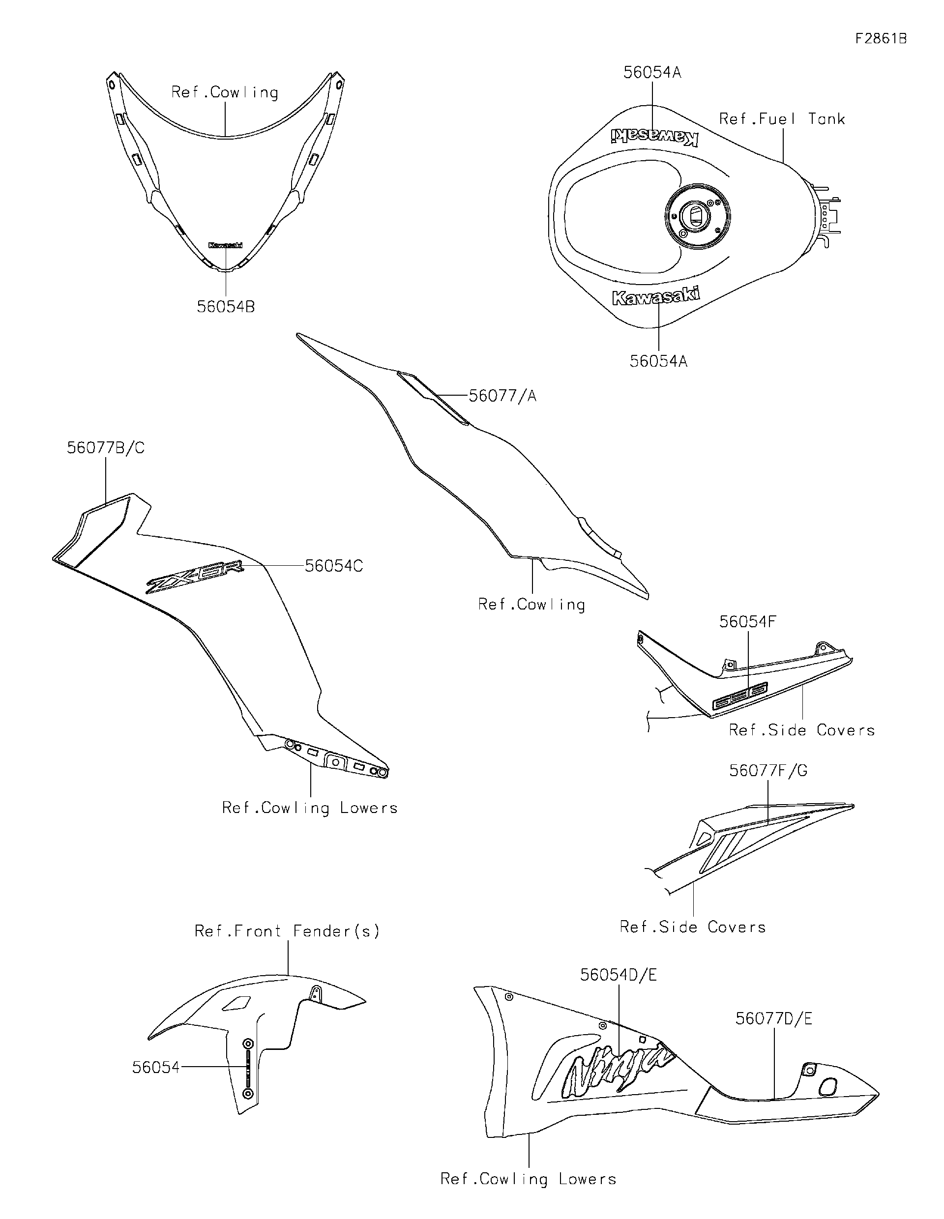 2025 Kawasaki Motorcycles Parts-Finder Diagrams in Palmer MA