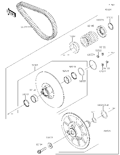 Driven Converter/Drive Belt