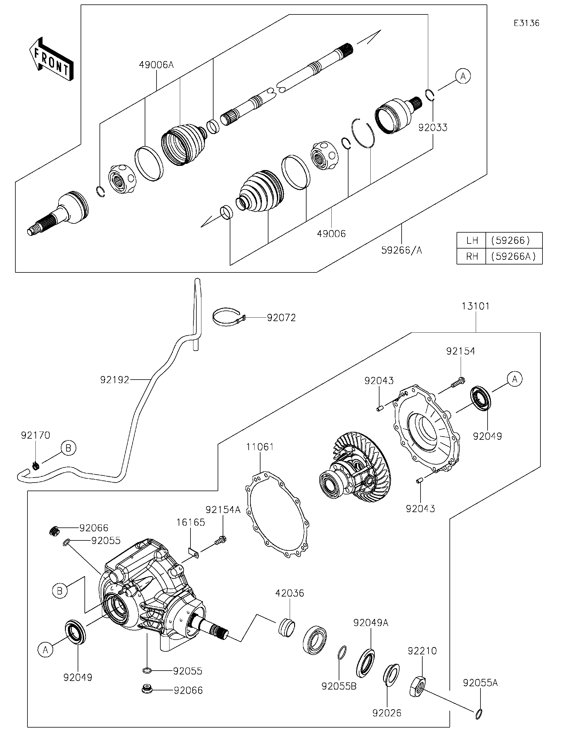 2026 Kawasaki MULE PRO-FX 1000 HD Edition (KAF1000LTFNN) Drive