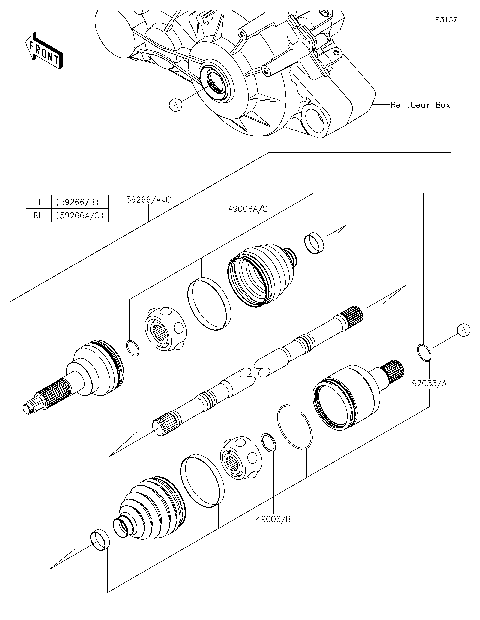 Drive Shaft-Rear