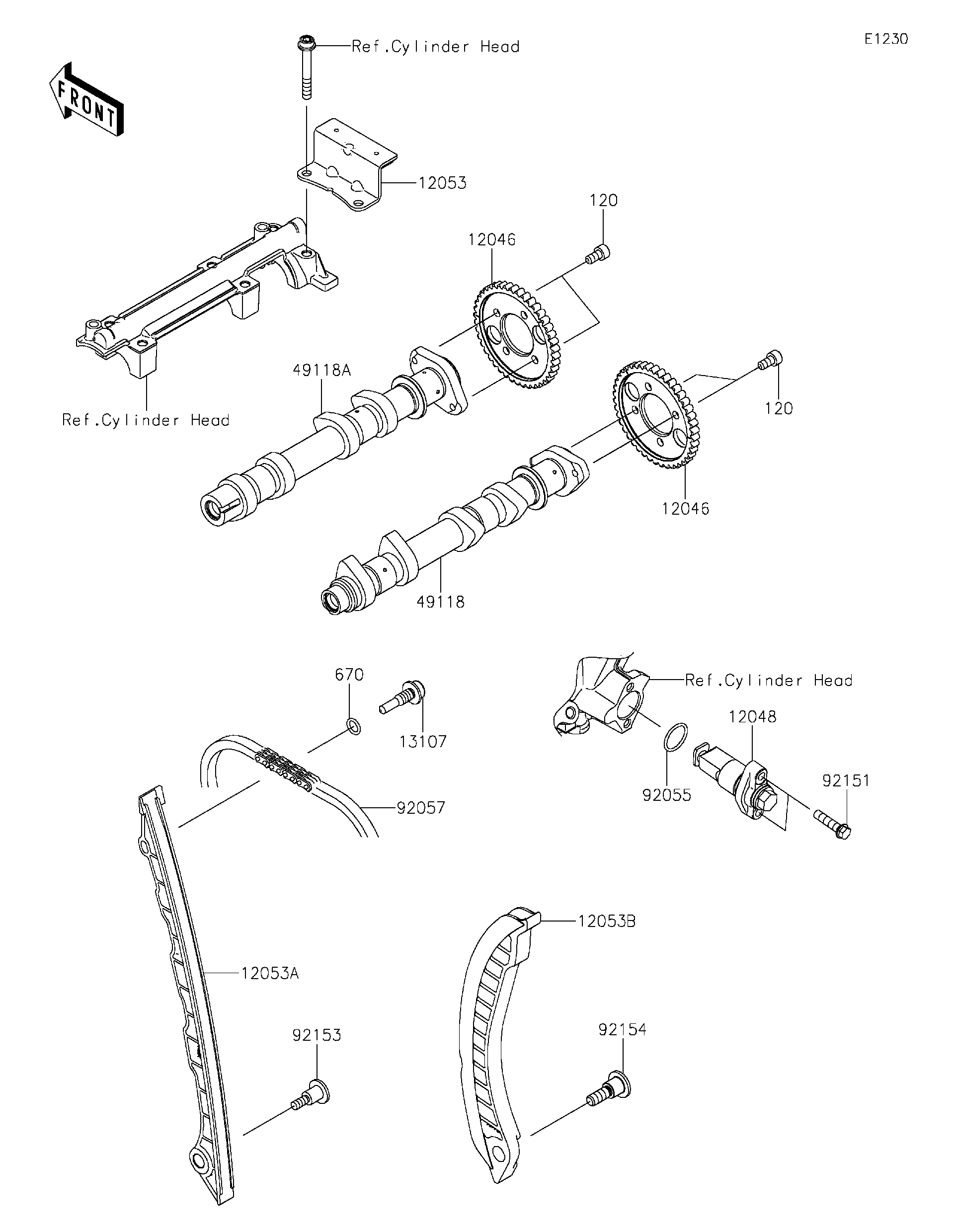 mokaページ Kawasaki Motorcycle 2011 OEM Parts Diagram for Seat(2/2)(R9F