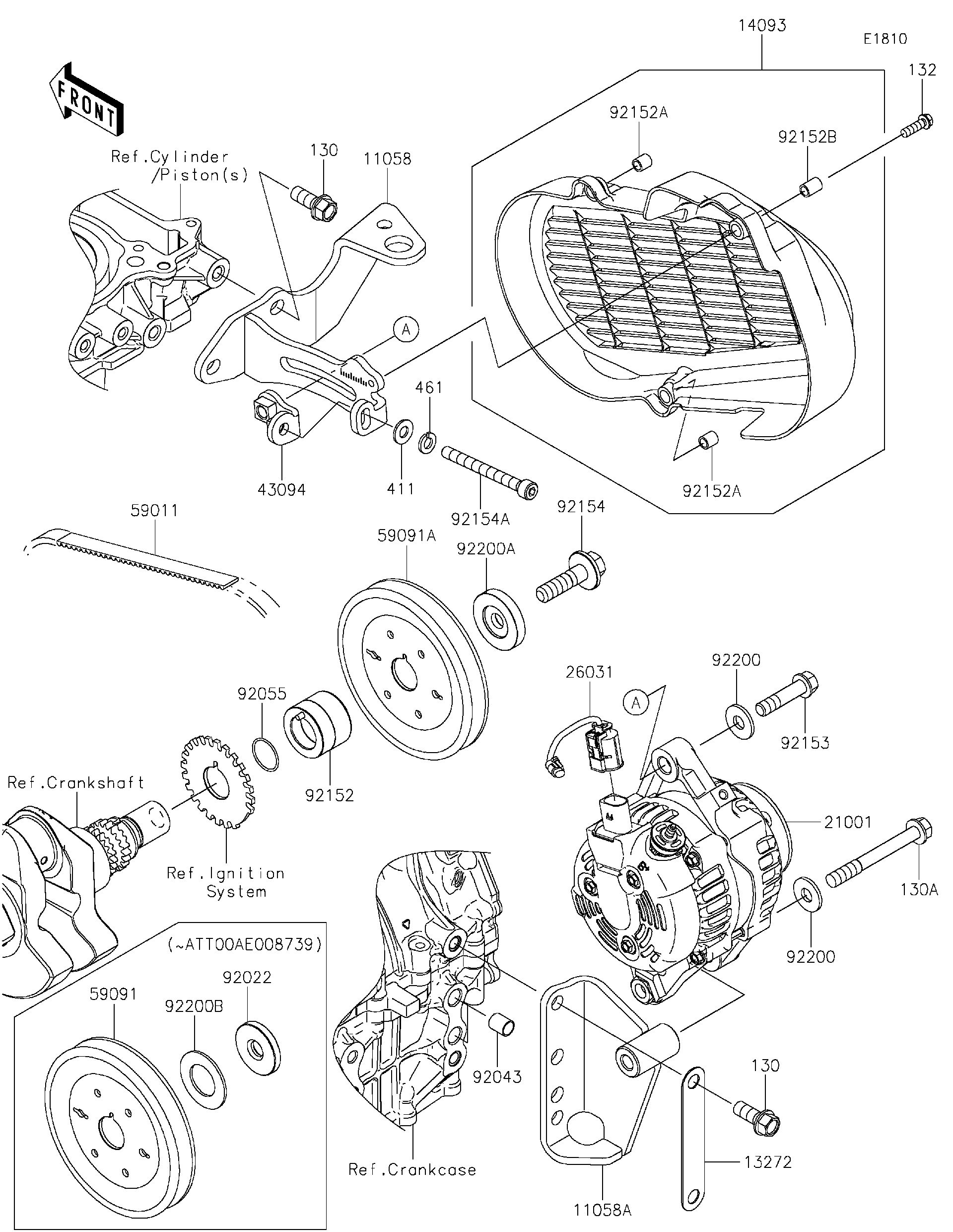 RT-100234 専用 Amazon.com: 2 Pack 52367 54008 70865 Lawn Tractor Parking Brake