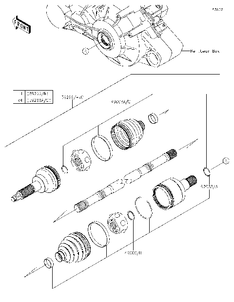 Drive Shaft-Rear