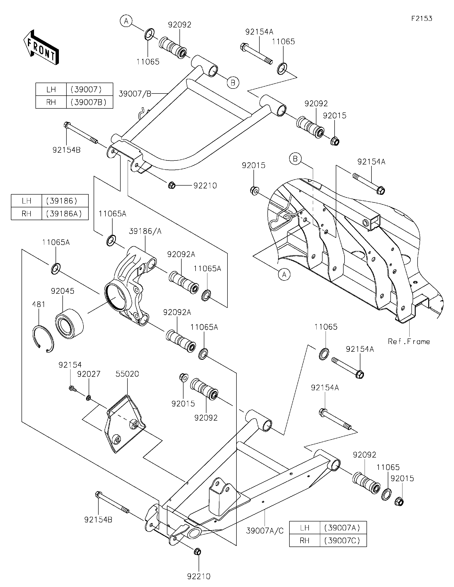 2027 Kawasaki Utility Vehicles Parts-Finder Diagrams | RJ