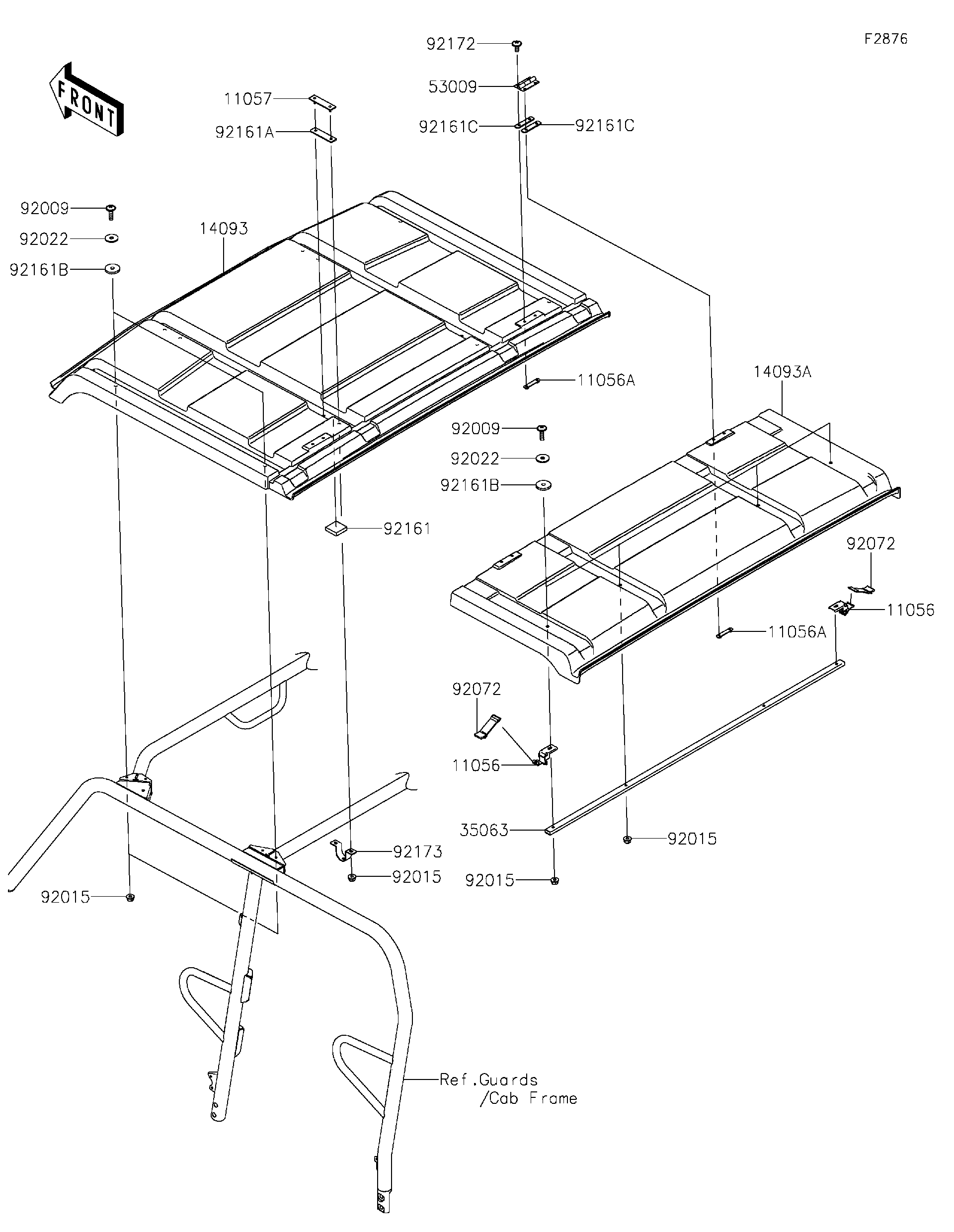 2027 Kawasaki Utility Vehicles Parts-Finder Diagrams | Pioneer