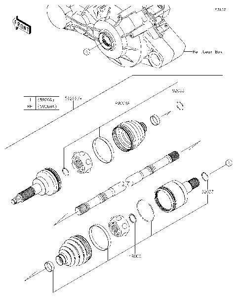Drive Shaft-Rear